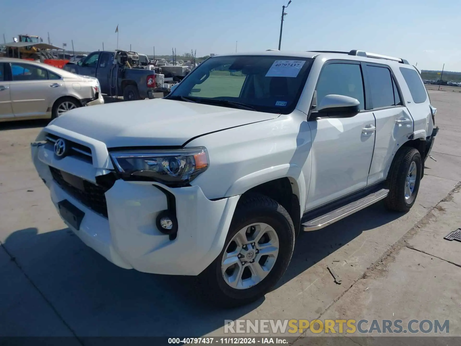 2 Photograph of a damaged car JTEMU5JR8P6090226 TOYOTA 4RUNNER 2023