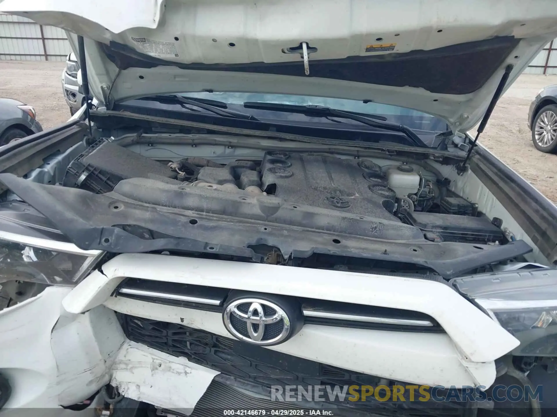 10 Photograph of a damaged car JTENU5JR9P6195572 TOYOTA 4RUNNER 2023