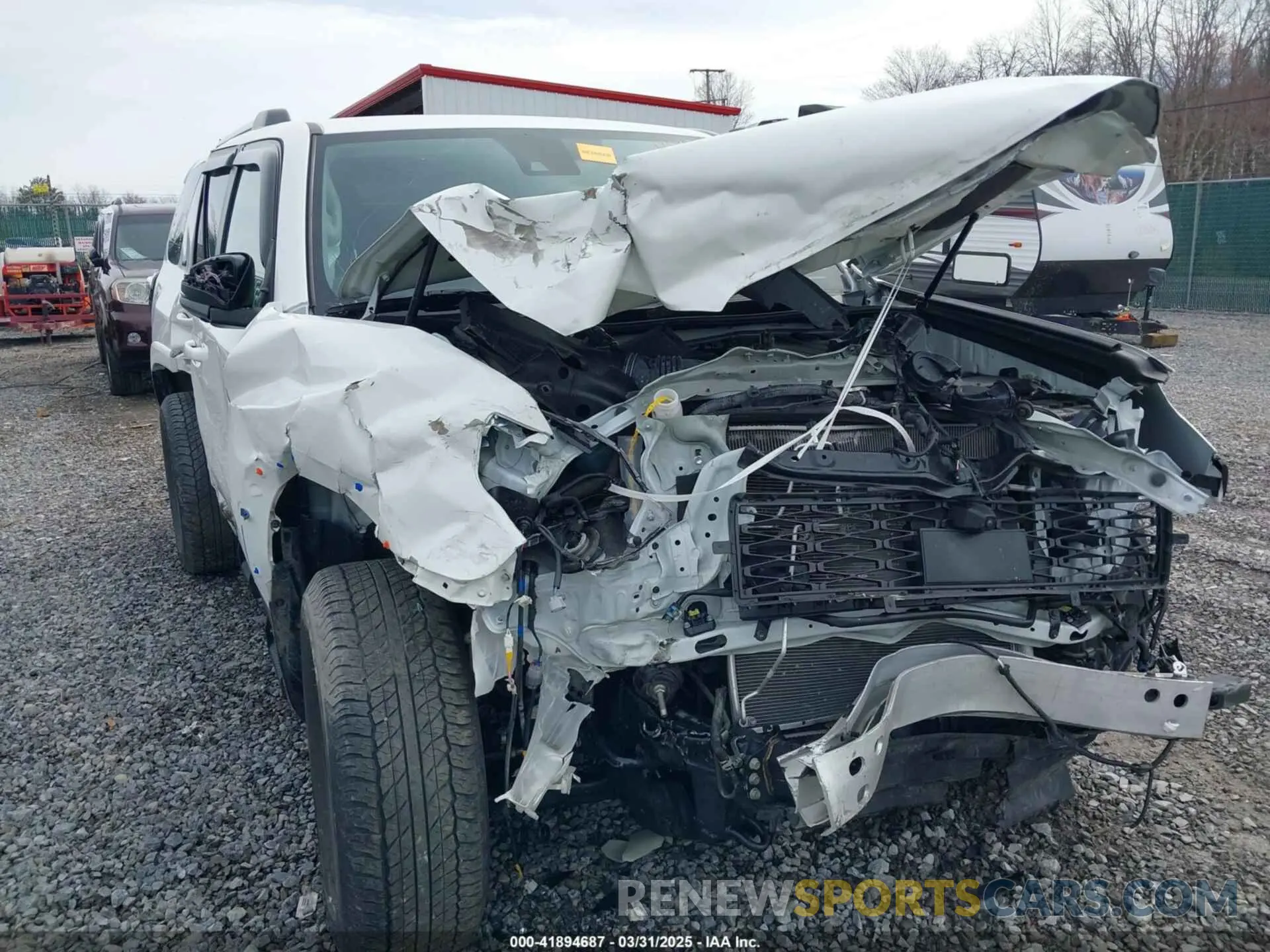 6 Фотография поврежденного автомобиля JTENU5JRXP6127409 TOYOTA 4RUNNER 2023