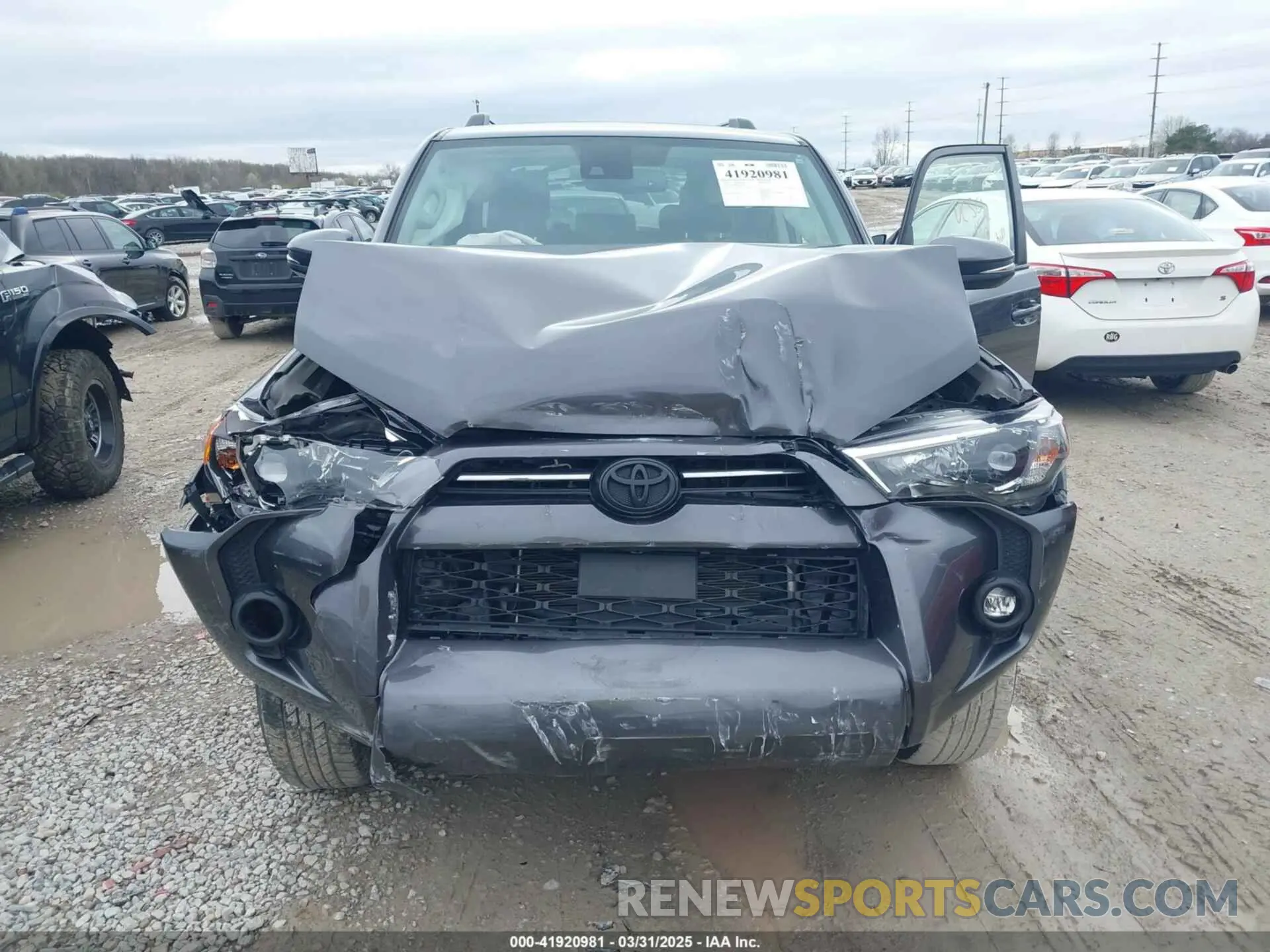 6 Фотография поврежденного автомобиля JTENU5JRXP6147336 TOYOTA 4RUNNER 2023