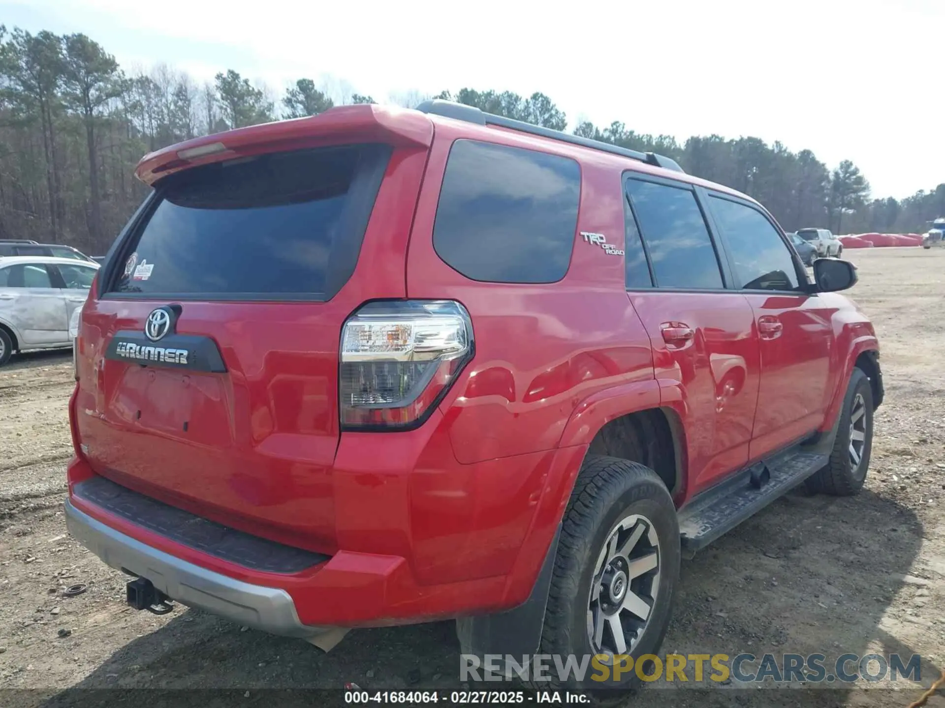 4 Фотография поврежденного автомобиля JTEPU5JR1P6134466 TOYOTA 4RUNNER 2023