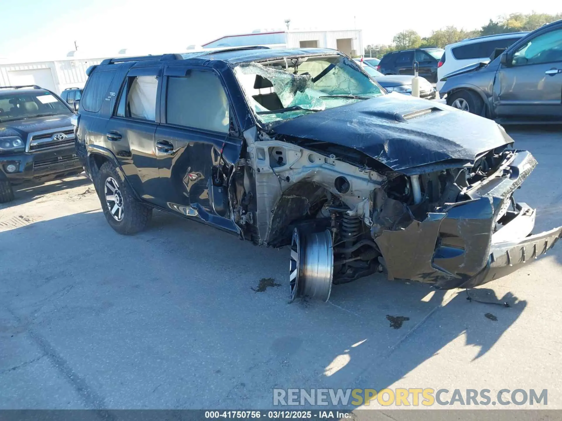 1 Photograph of a damaged car JTERU5JR1P6092244 TOYOTA 4RUNNER 2023