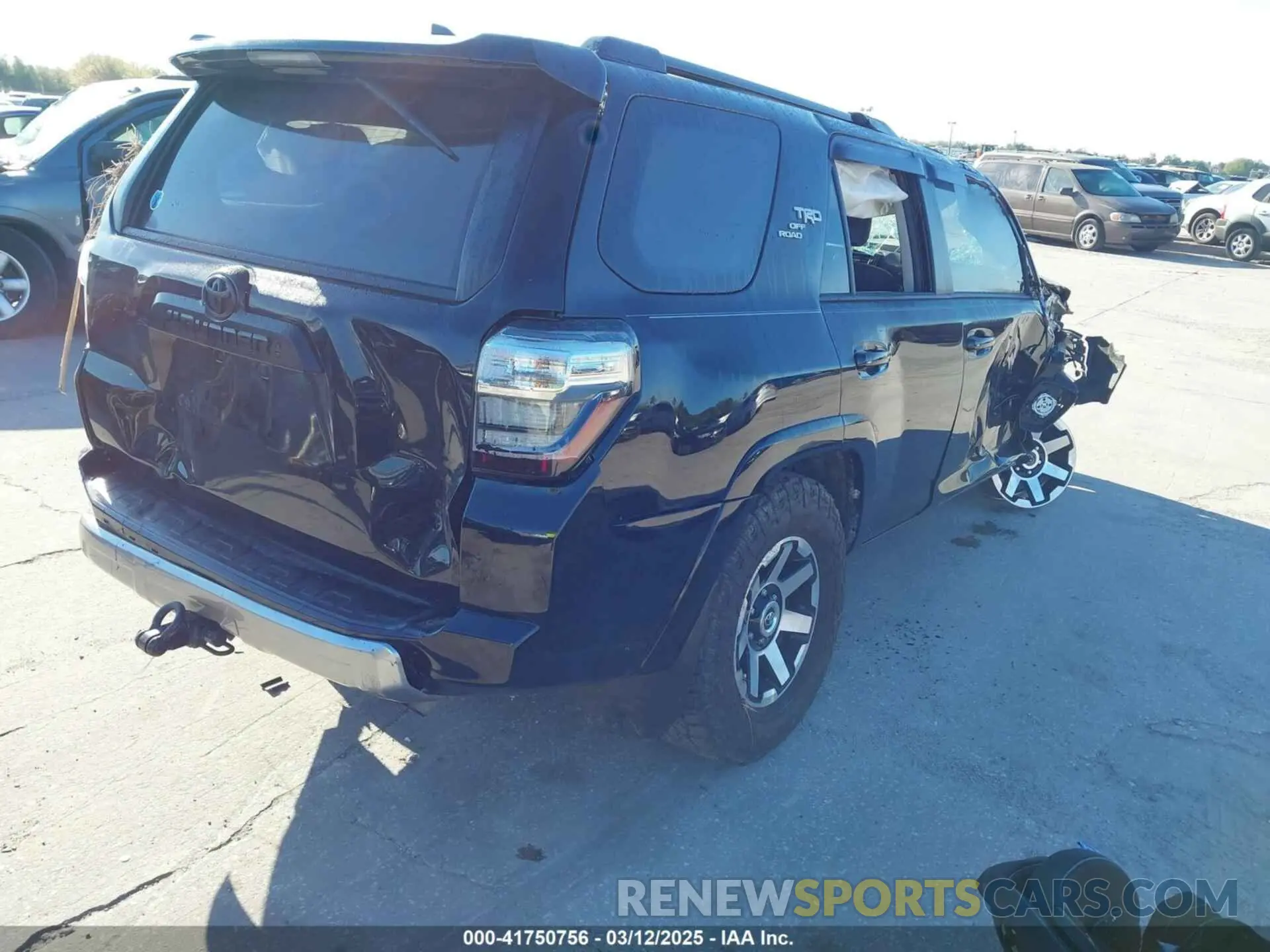 4 Photograph of a damaged car JTERU5JR1P6092244 TOYOTA 4RUNNER 2023