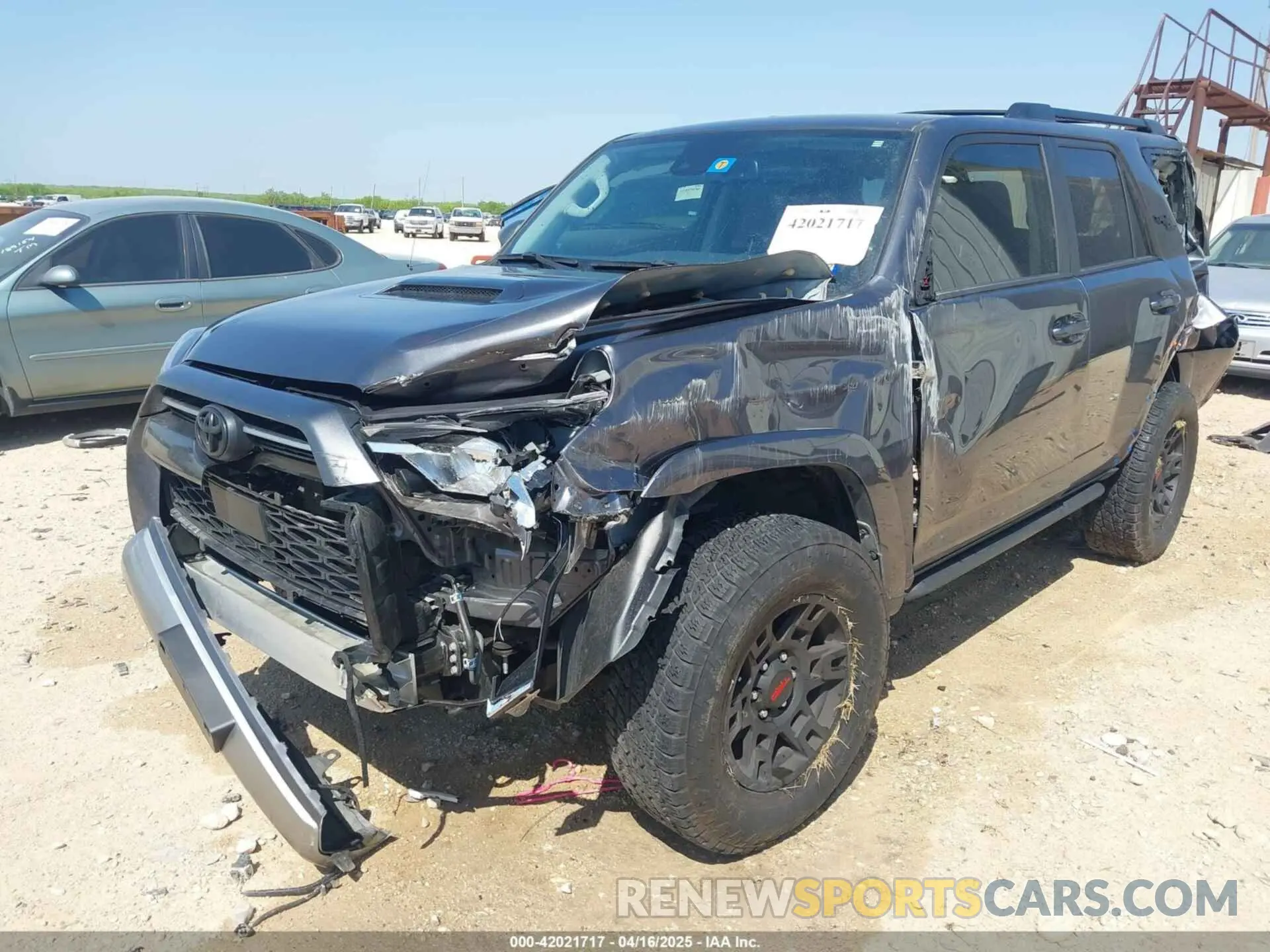6 Фотография поврежденного автомобиля JTERU5JR1P6202743 TOYOTA 4RUNNER 2023
