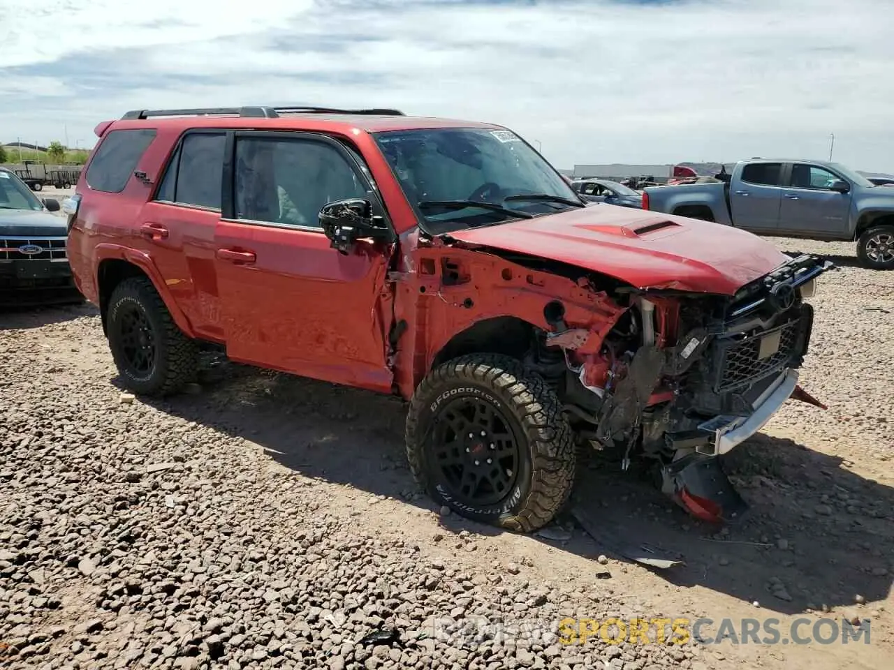 4 Фотография поврежденного автомобиля JTERU5JR8P6189795 TOYOTA 4RUNNER 2023