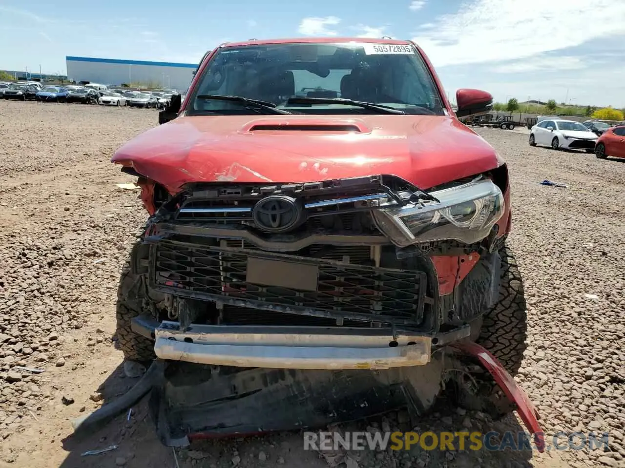 5 Фотография поврежденного автомобиля JTERU5JR8P6189795 TOYOTA 4RUNNER 2023