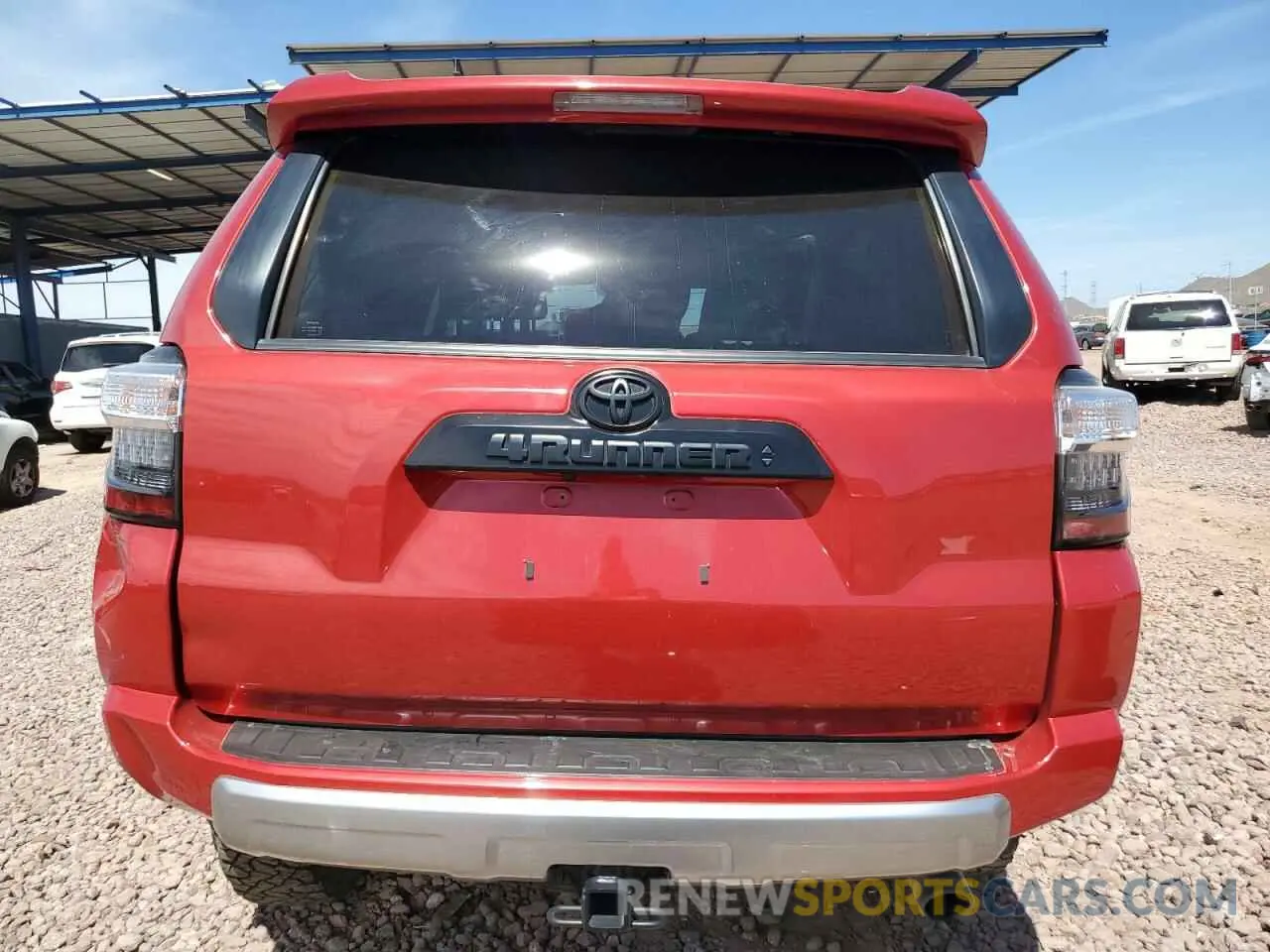 6 Фотография поврежденного автомобиля JTERU5JR8P6189795 TOYOTA 4RUNNER 2023