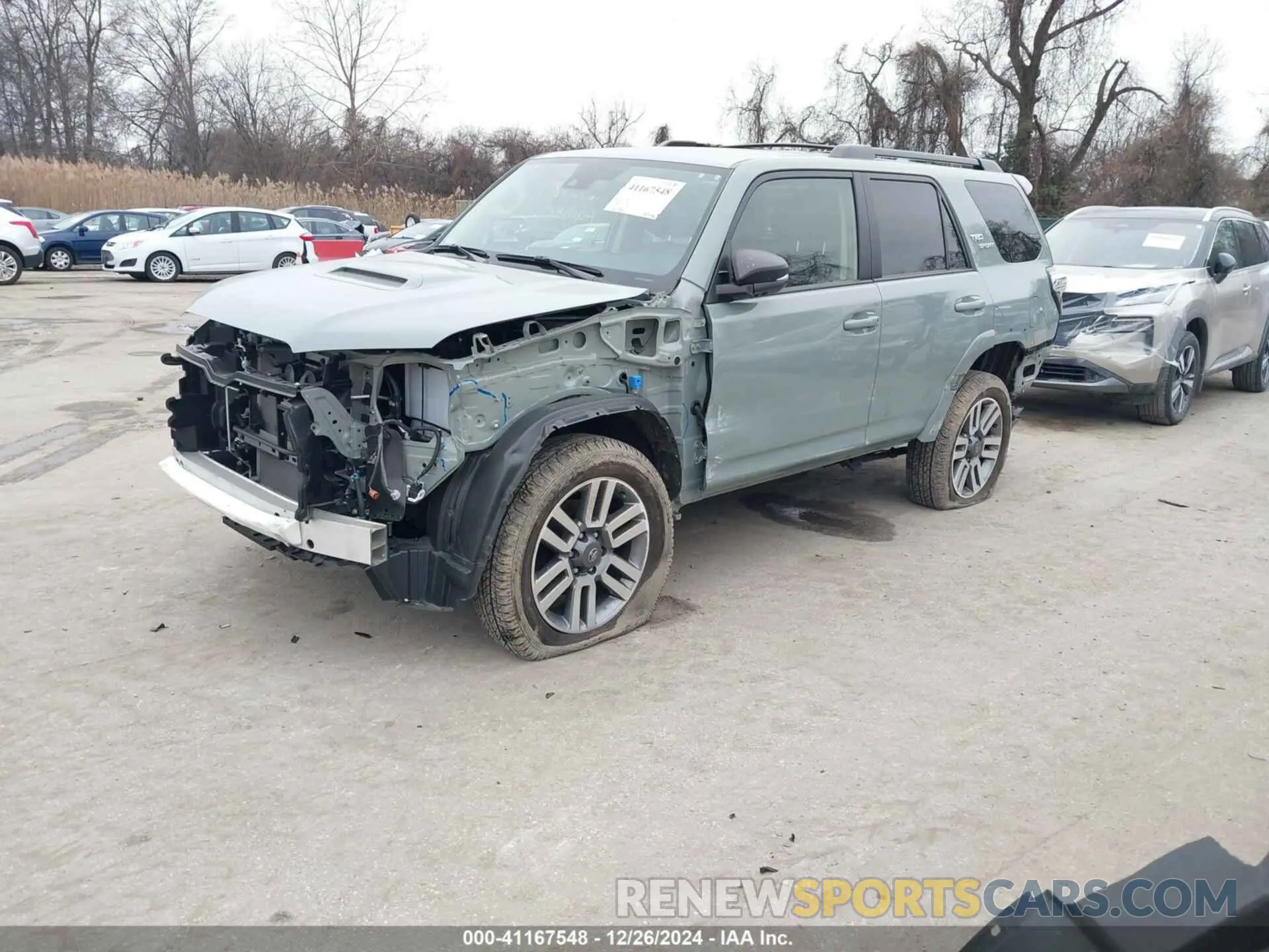 2 Фотография поврежденного автомобиля JTESU5JR4P6104307 TOYOTA 4RUNNER 2023