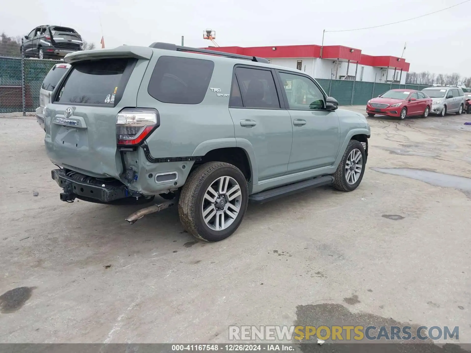 4 Фотография поврежденного автомобиля JTESU5JR4P6104307 TOYOTA 4RUNNER 2023