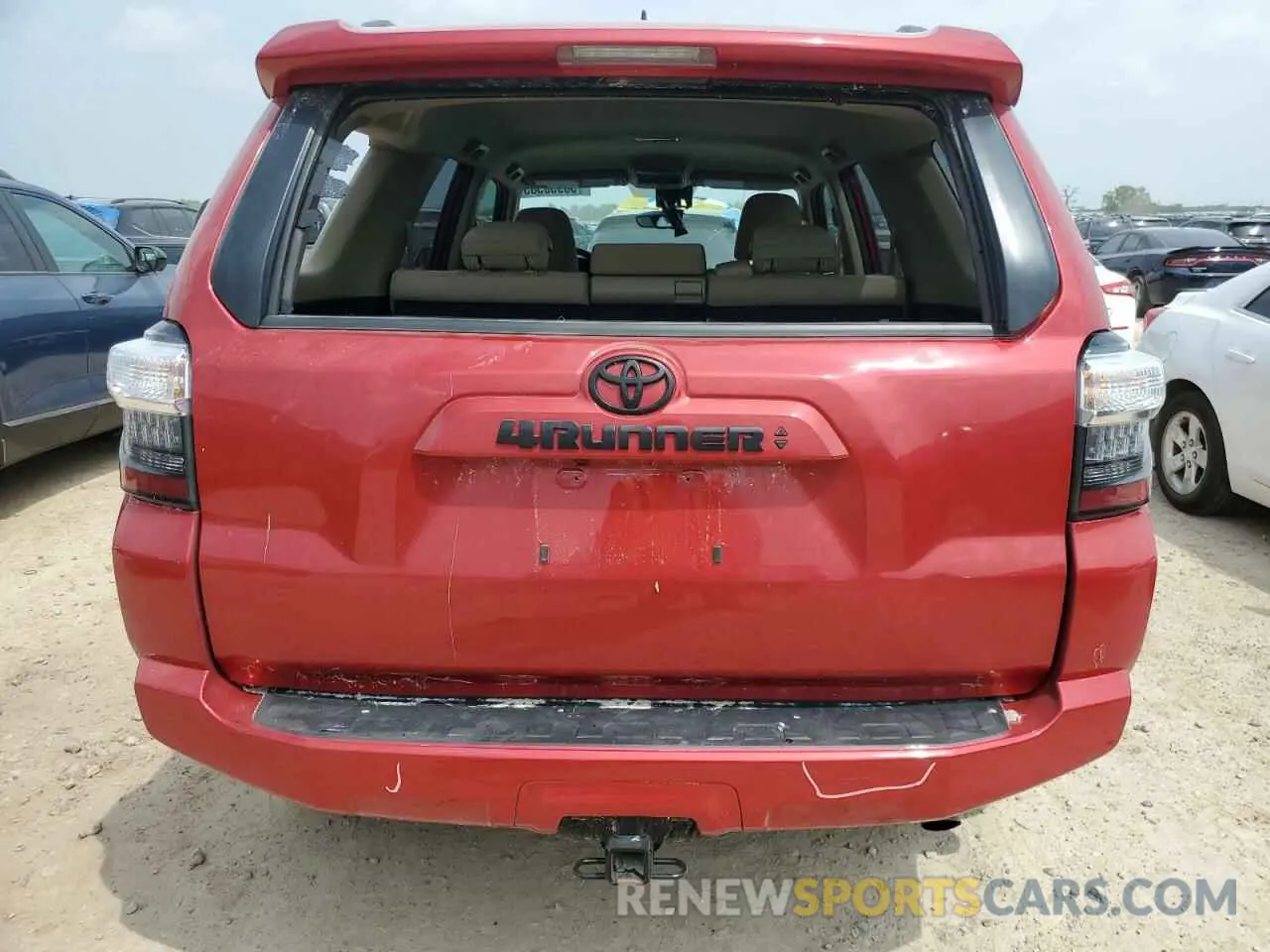 6 Фотография поврежденного автомобиля JTEEU5JR2R5308853 TOYOTA 4RUNNER 2024