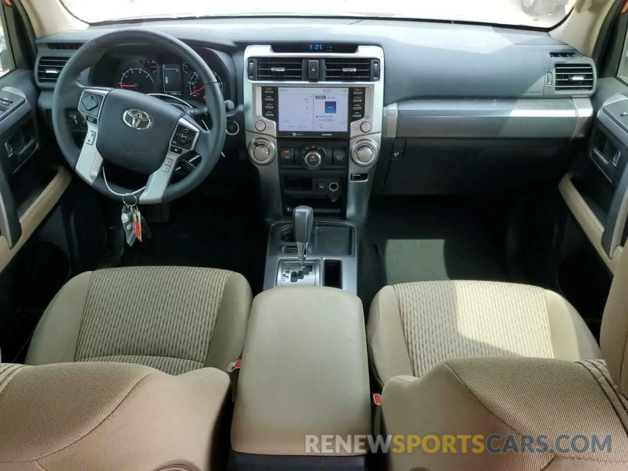 8 Фотография поврежденного автомобиля JTEEU5JR2R5308853 TOYOTA 4RUNNER 2024