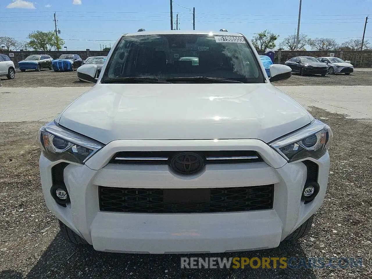 5 Фотография поврежденного автомобиля JTEEU5JR2R5314992 TOYOTA 4RUNNER 2024