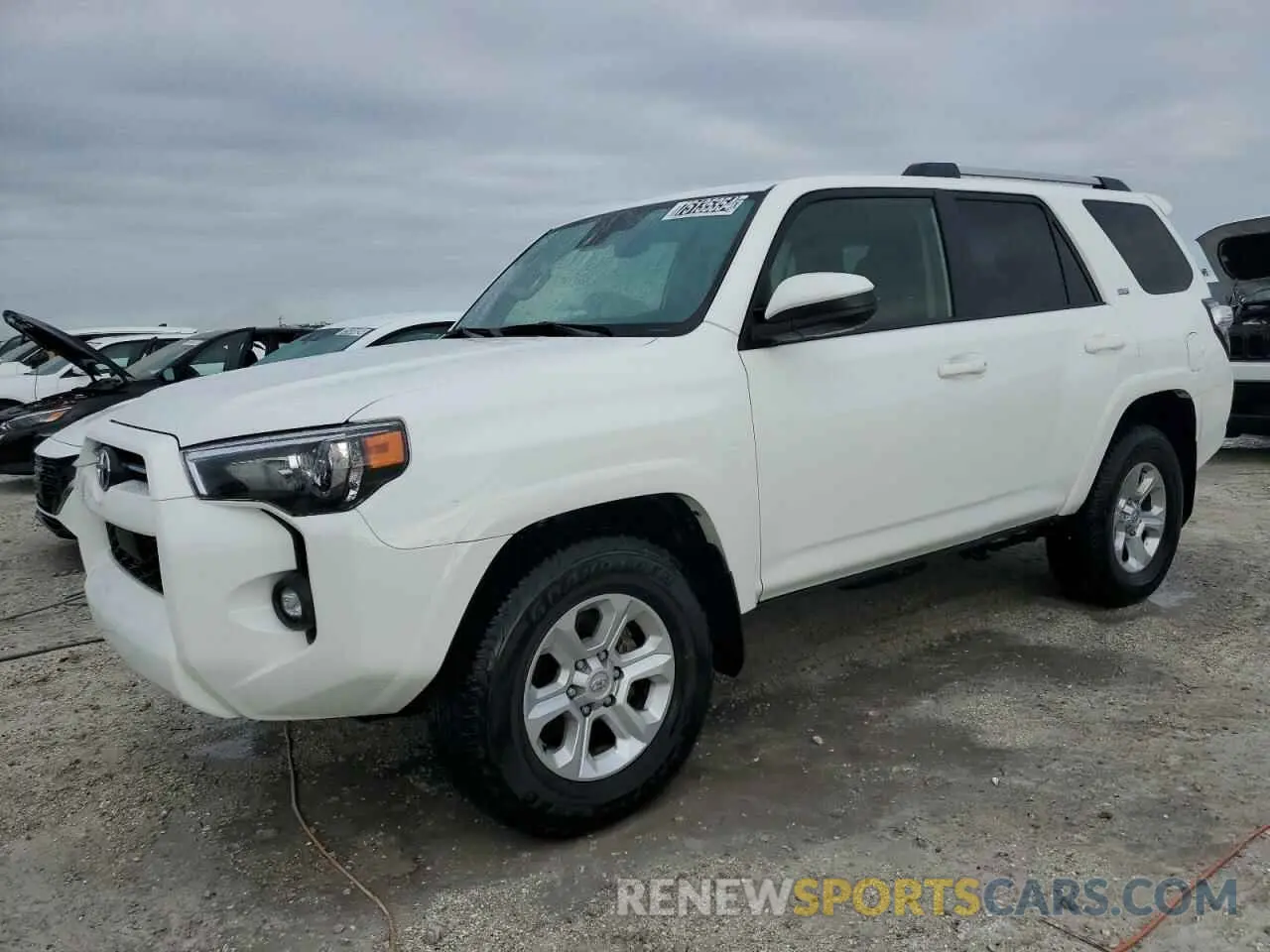 1 Photograph of a damaged car JTEEU5JR6R5306250 TOYOTA 4RUNNER 2024