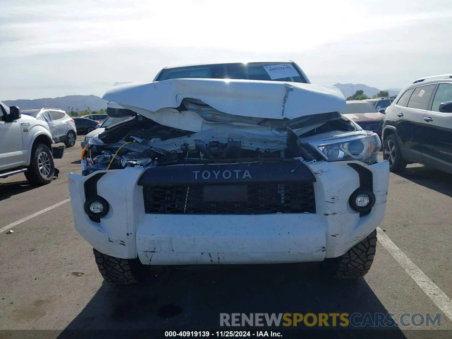 6 Фотография поврежденного автомобиля JTEEU5JR7R5313496 TOYOTA 4RUNNER 2024