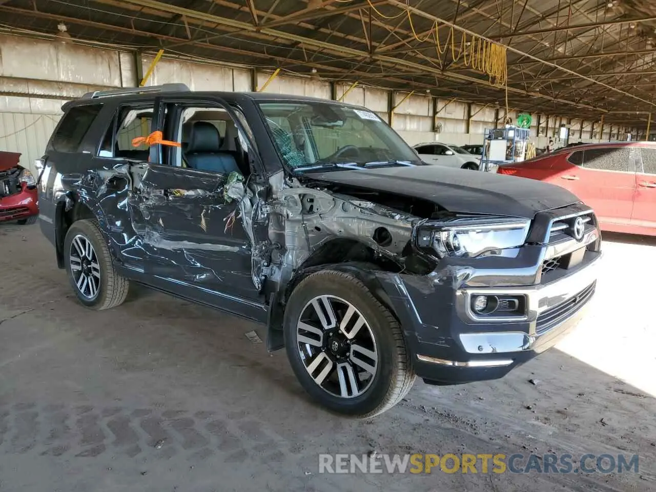 4 Photograph of a damaged car JTEKU5JR2R6259196 TOYOTA 4RUNNER 2024