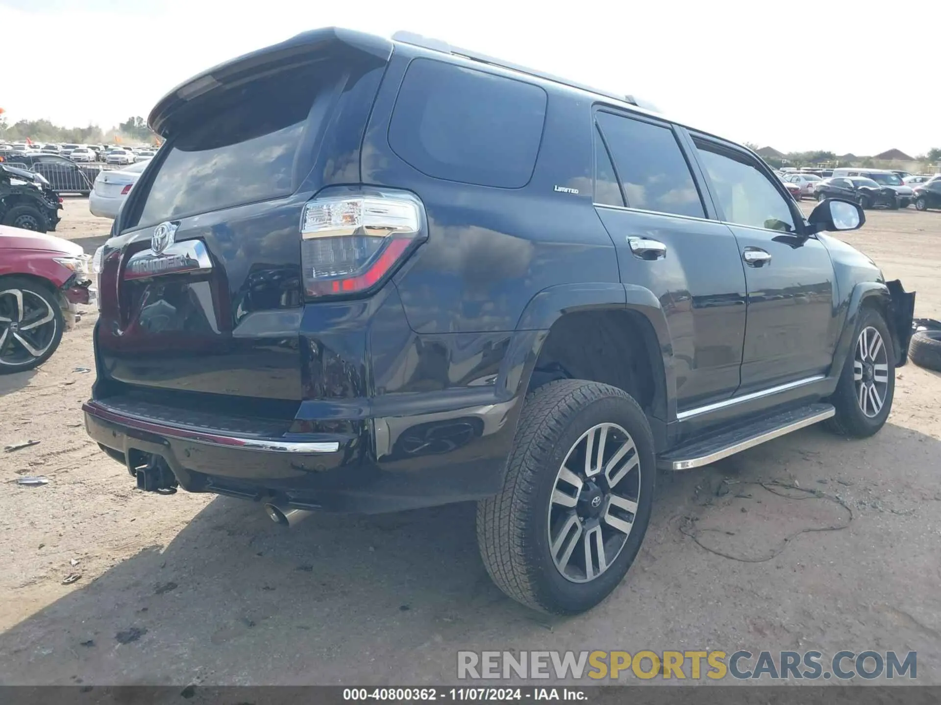 4 Фотография поврежденного автомобиля JTEKU5JR5R6242439 TOYOTA 4RUNNER 2024