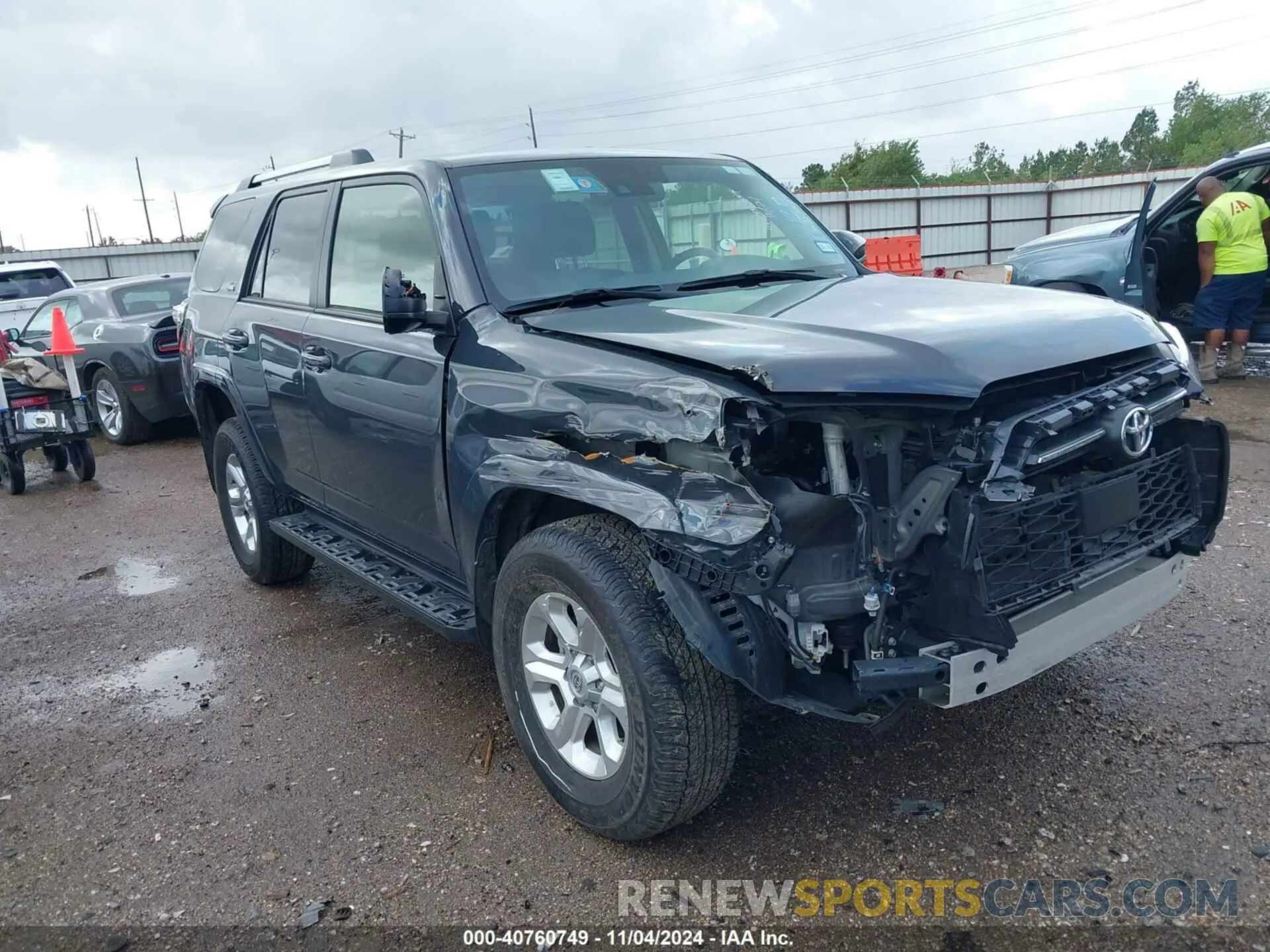 1 Photograph of a damaged car JTEMU5JR5R6246015 TOYOTA 4RUNNER 2024