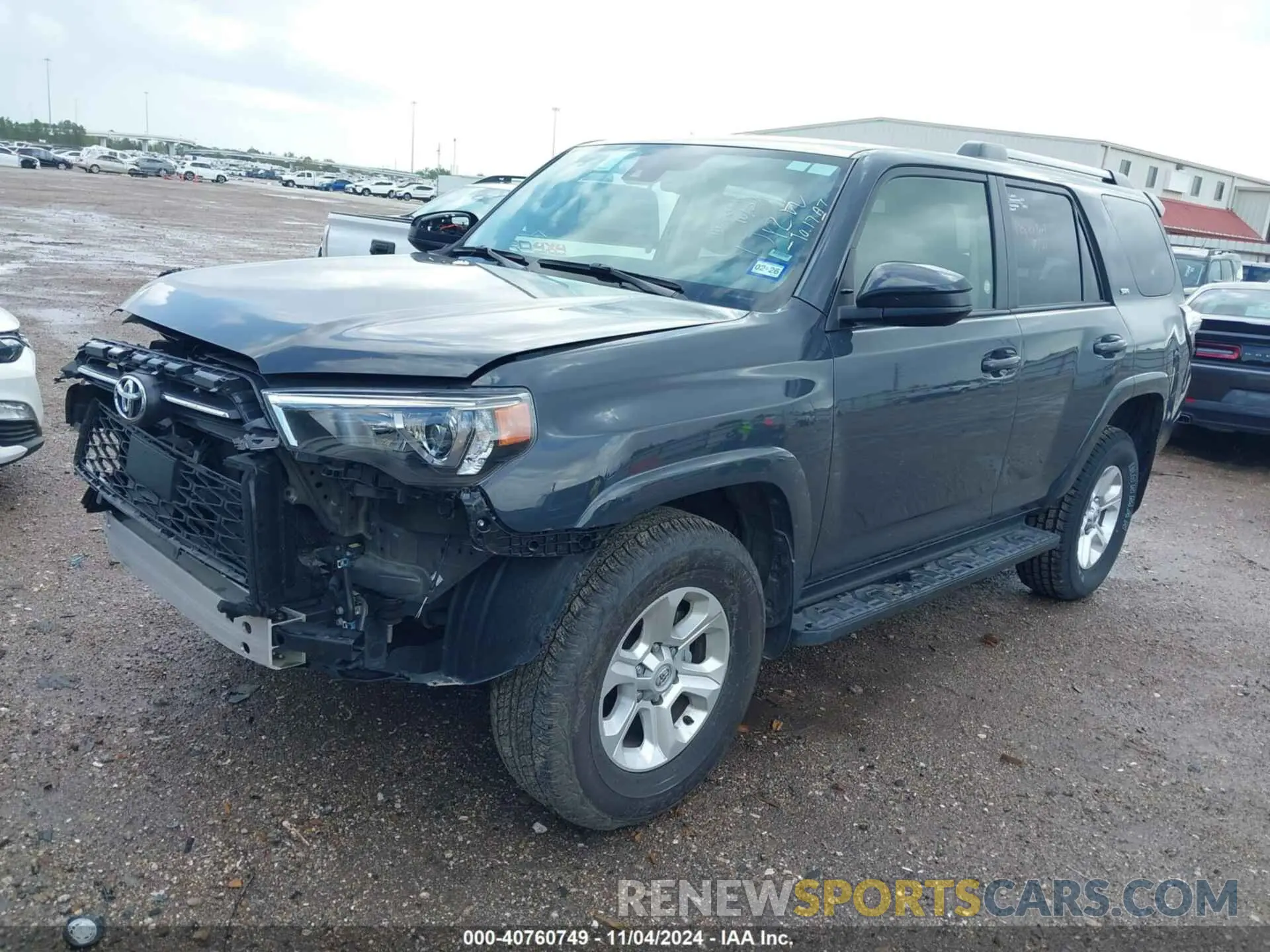 2 Photograph of a damaged car JTEMU5JR5R6246015 TOYOTA 4RUNNER 2024