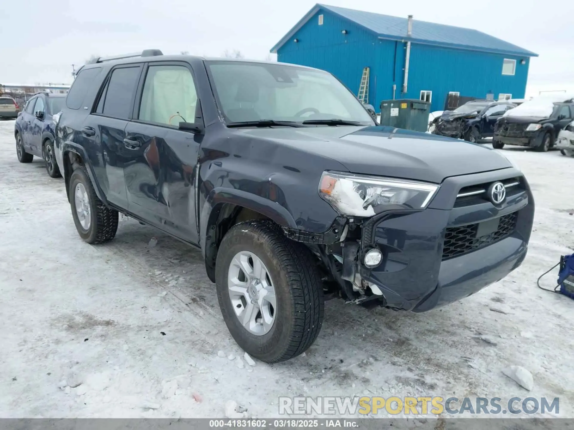 1 Photograph of a damaged car JTEMU5JR9R6266395 TOYOTA 4RUNNER 2024