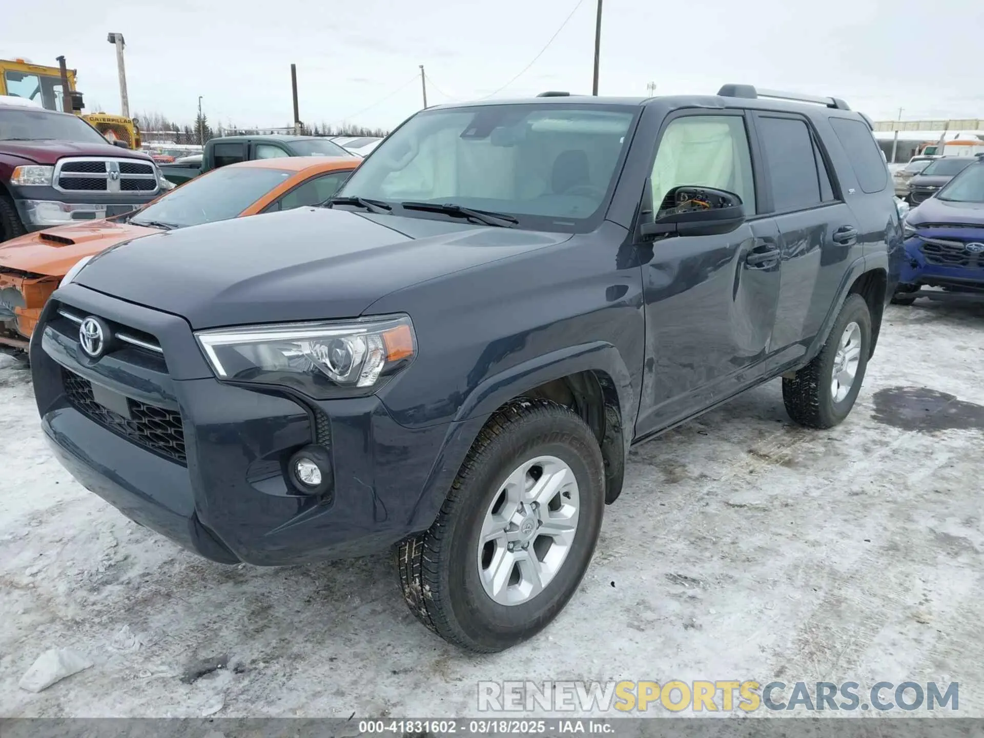2 Photograph of a damaged car JTEMU5JR9R6266395 TOYOTA 4RUNNER 2024