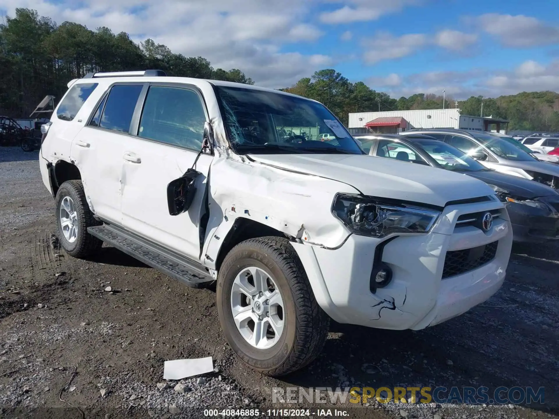 1 Photograph of a damaged car JTENU5JR0R6247030 TOYOTA 4RUNNER 2024