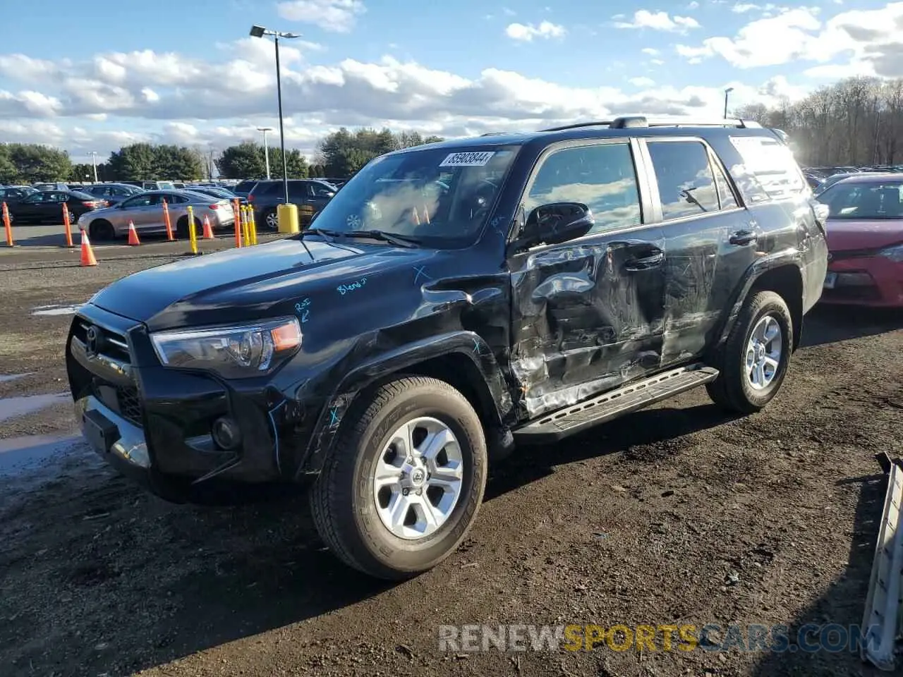 1 Photograph of a damaged car JTENU5JR4R6237648 TOYOTA 4RUNNER 2024