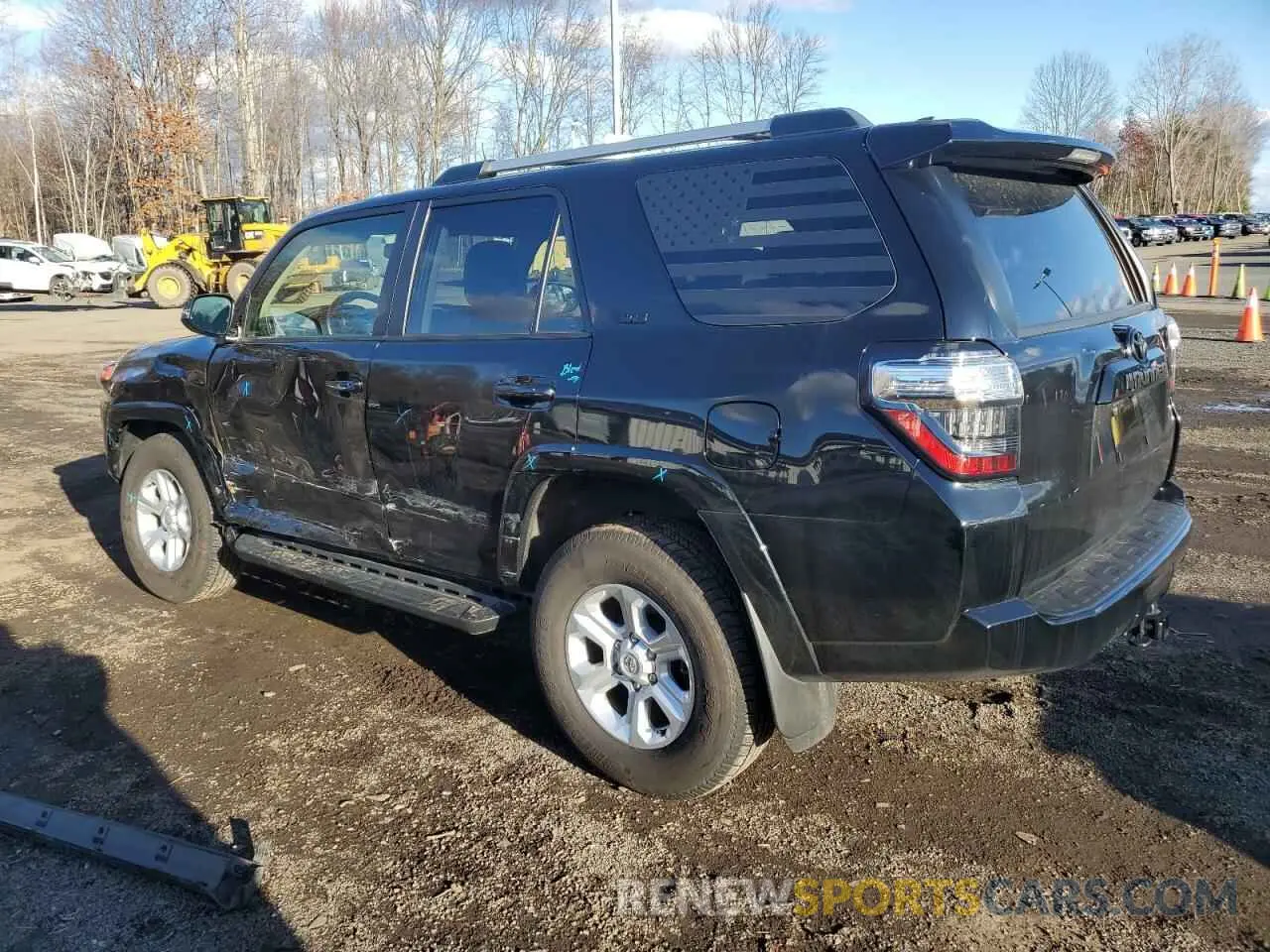 2 Photograph of a damaged car JTENU5JR4R6237648 TOYOTA 4RUNNER 2024
