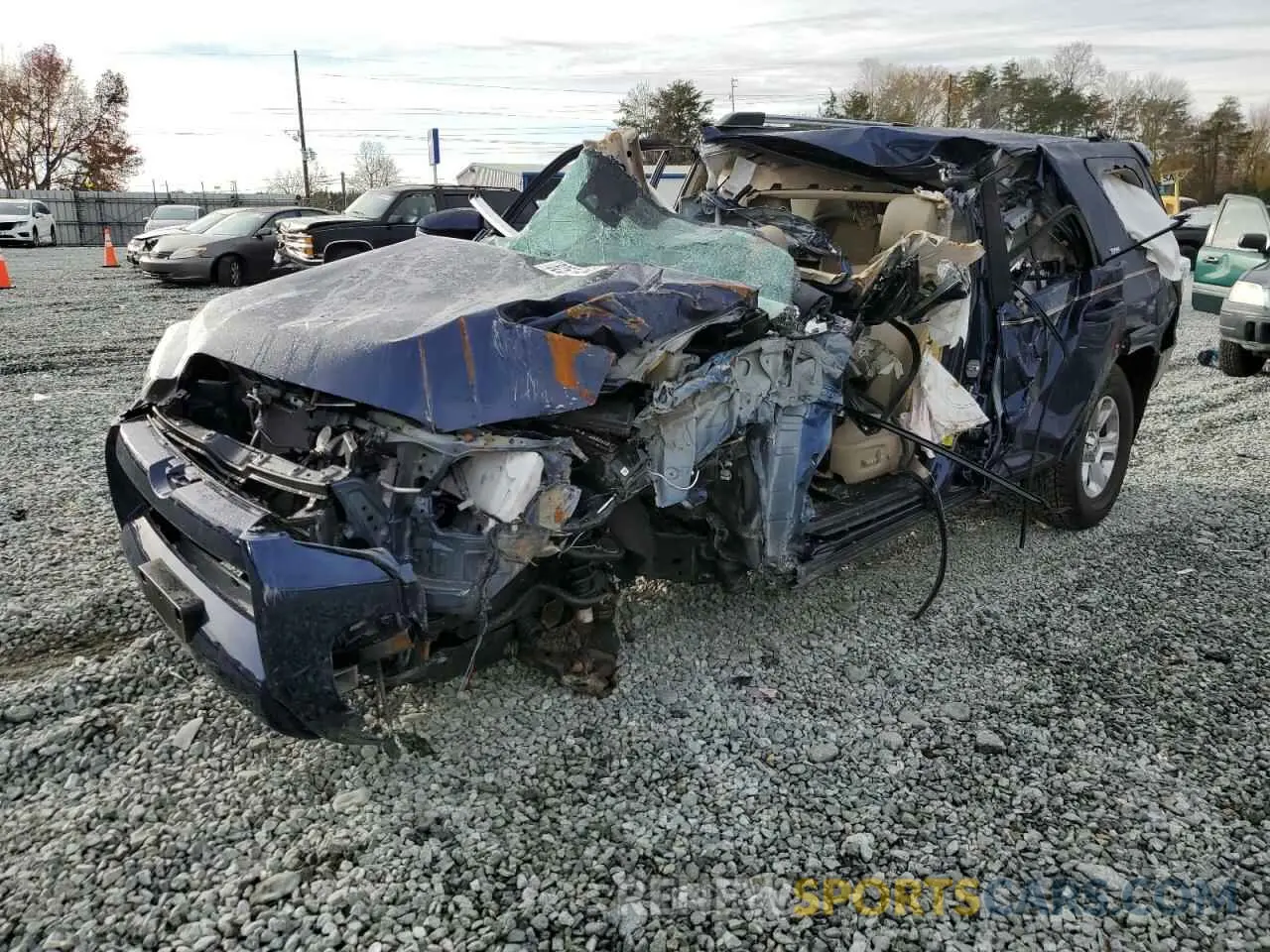 1 Photograph of a damaged car JTENU5JR7R6223873 TOYOTA 4RUNNER 2024