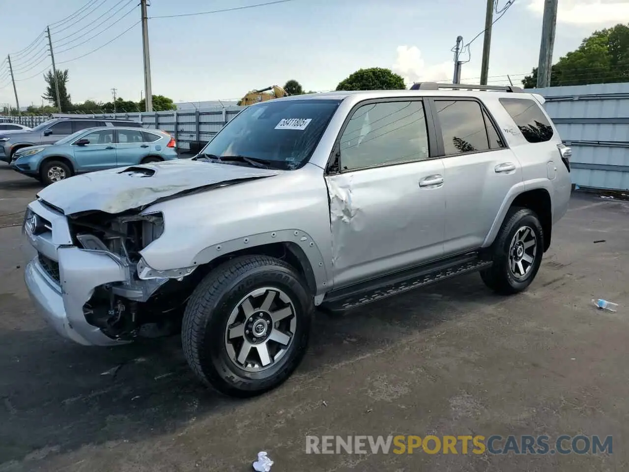 1 Photograph of a damaged car JTERU5JR4R6216834 TOYOTA 4RUNNER 2024