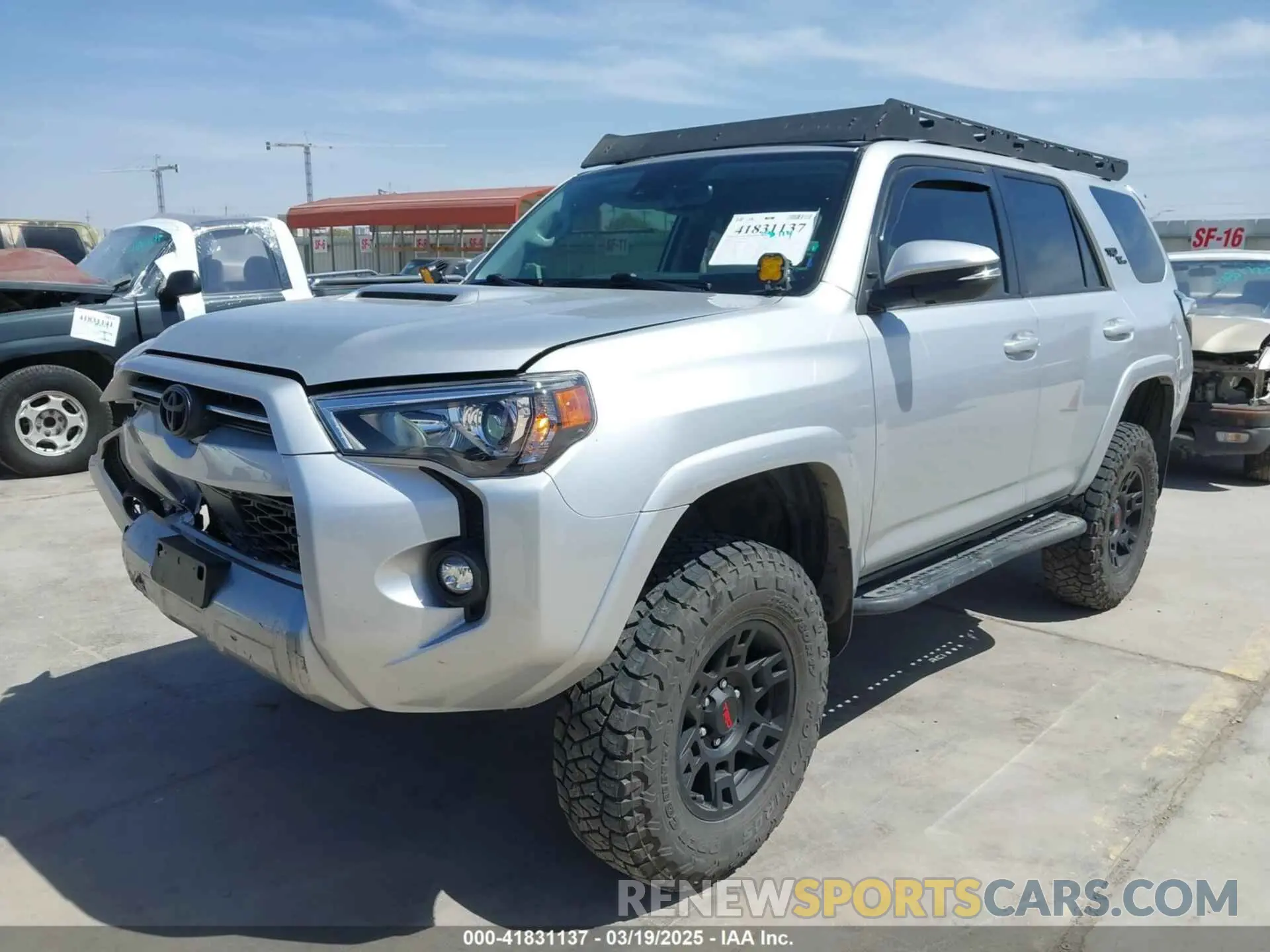 2 Photograph of a damaged car JTERU5JR7R6256681 TOYOTA 4RUNNER 2024
