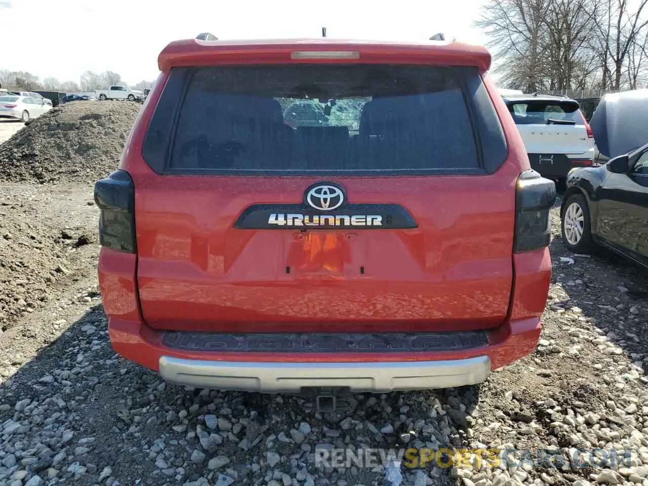 6 Photograph of a damaged car JTERU5JR9R6222306 TOYOTA 4RUNNER 2024