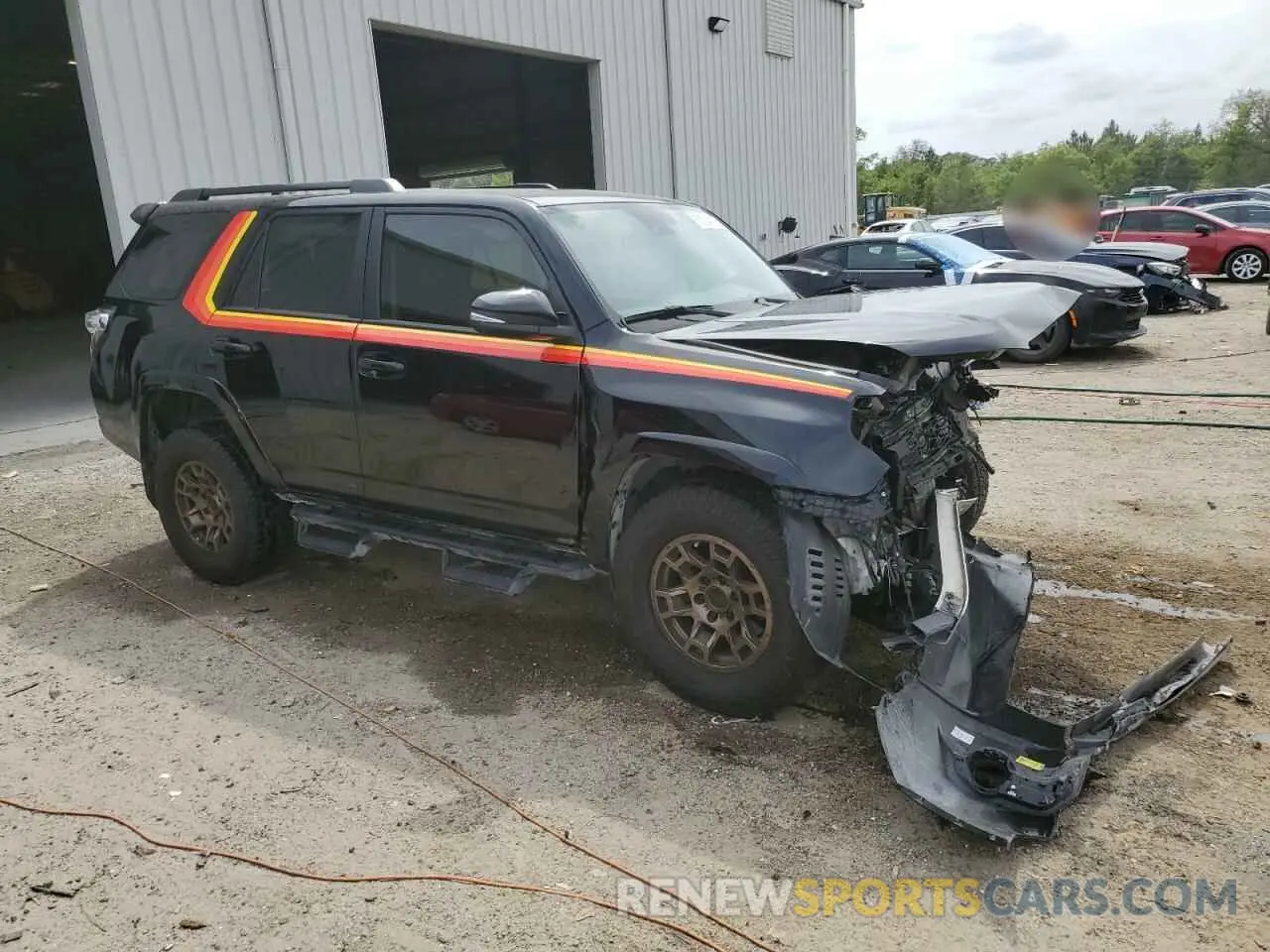 4 Фотография поврежденного автомобиля JTEUU5JR6P6100235 TOYOTA 4RUNNER 40 2023