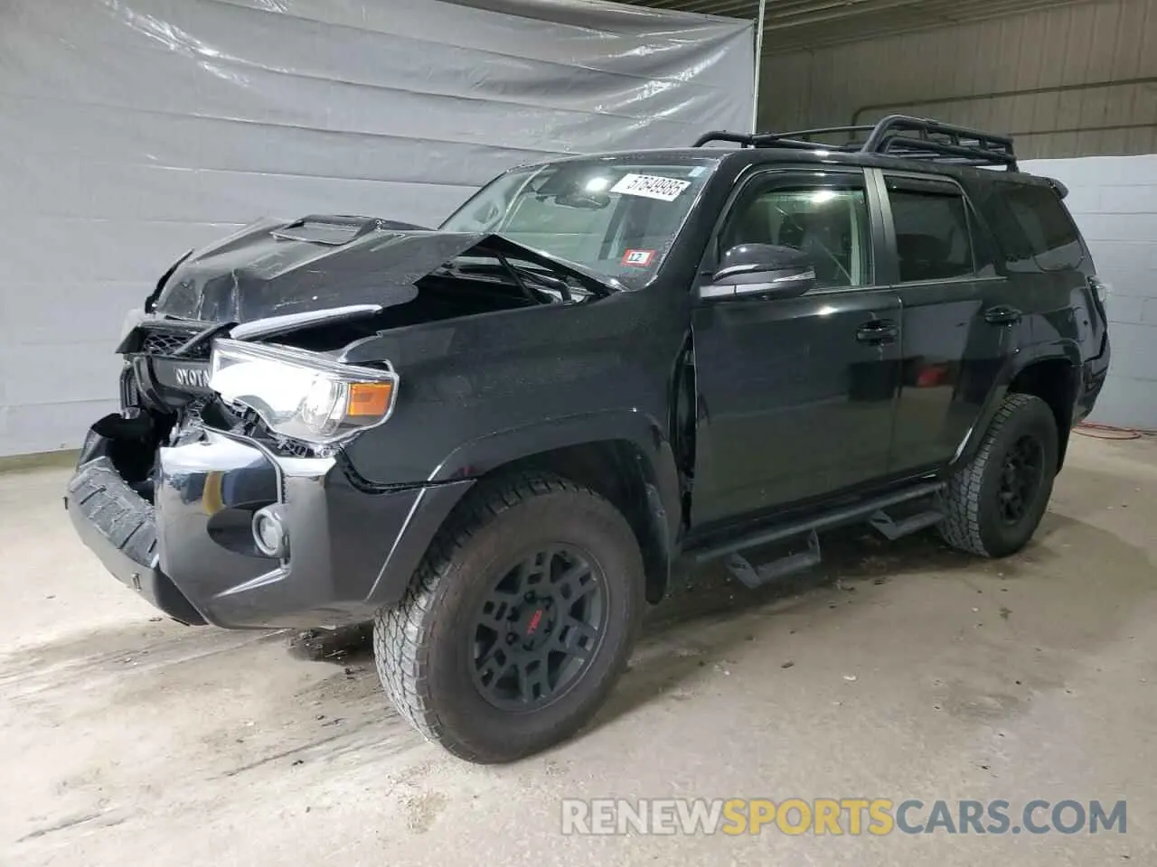 1 Photograph of a damaged car JTELU5JR6P6186223 TOYOTA 4RUNNER SE 2023