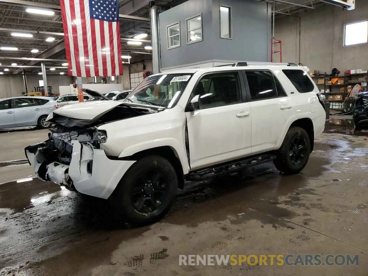 1 Photograph of a damaged car JTEMU5JR4P6088182 TOYOTA 4RUNNER SE 2023