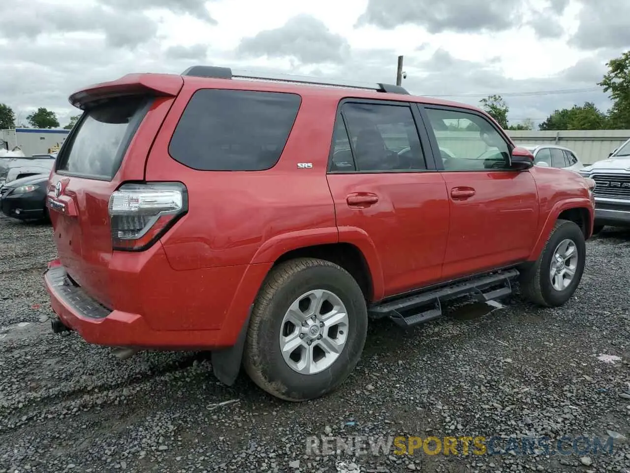 3 Photograph of a damaged car JTEMU5JR7P6167782 TOYOTA 4RUNNER SE 2023