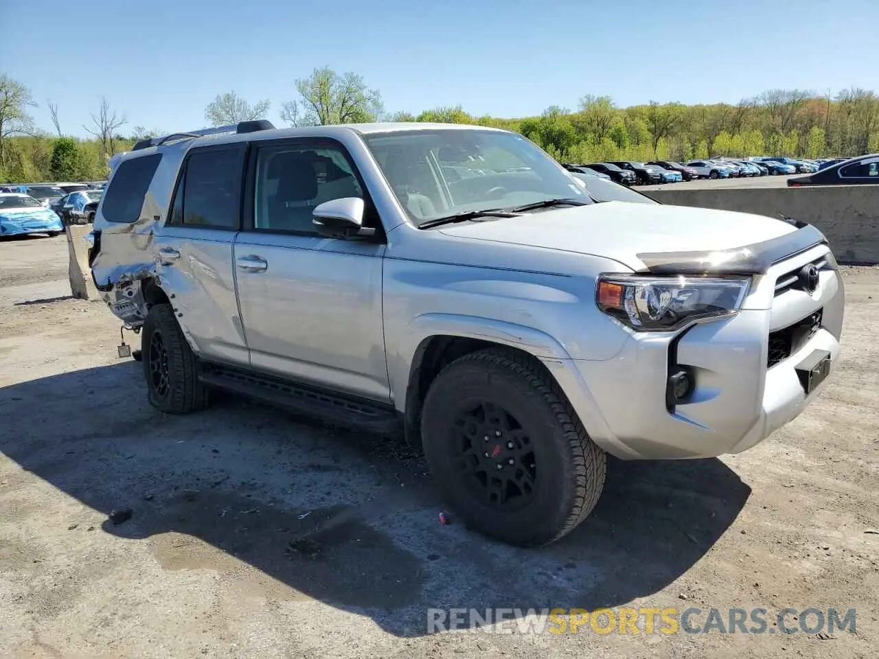 4 Фотография поврежденного автомобиля JTENU5JR2P6156600 TOYOTA 4RUNNER SE 2023