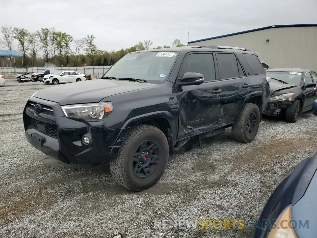 1 Photograph of a damaged car JTENU5JR6P6118562 TOYOTA 4RUNNER SE 2023