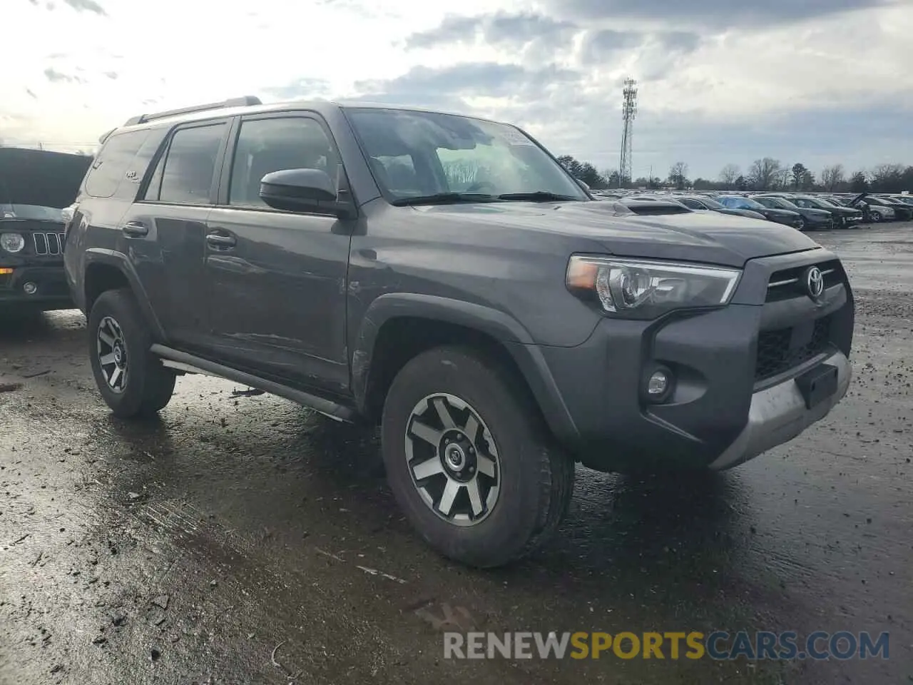 4 Фотография поврежденного автомобиля JTEPU5JR6P6129618 TOYOTA 4RUNNER SE 2023