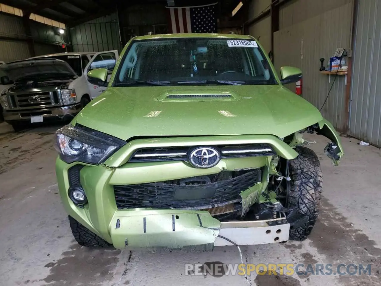 5 Фотография поврежденного автомобиля JTERU5JR1P6098738 TOYOTA 4RUNNER SE 2023