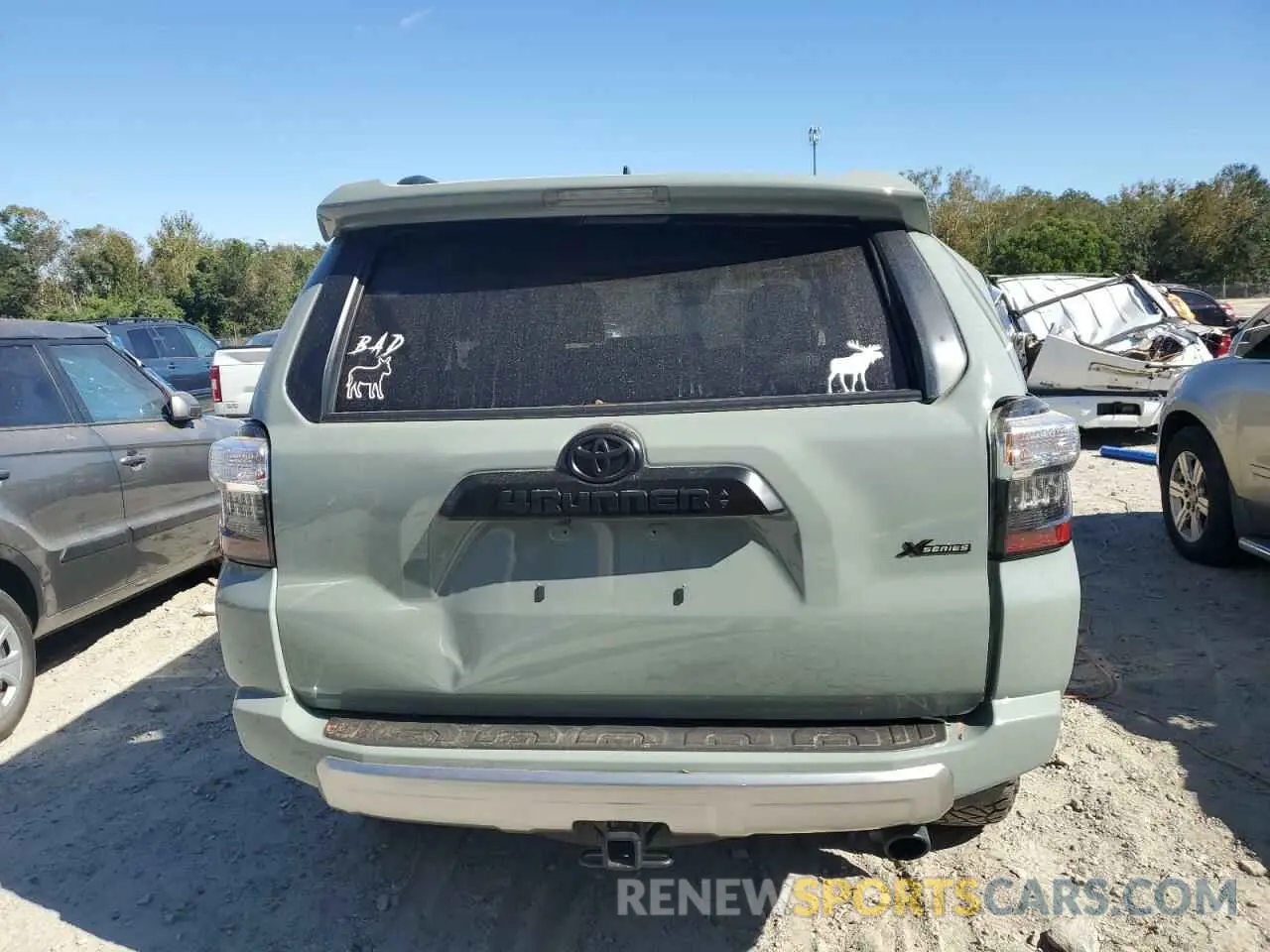 6 Фотография поврежденного автомобиля JTERU5JR1P6141040 TOYOTA 4RUNNER SE 2023