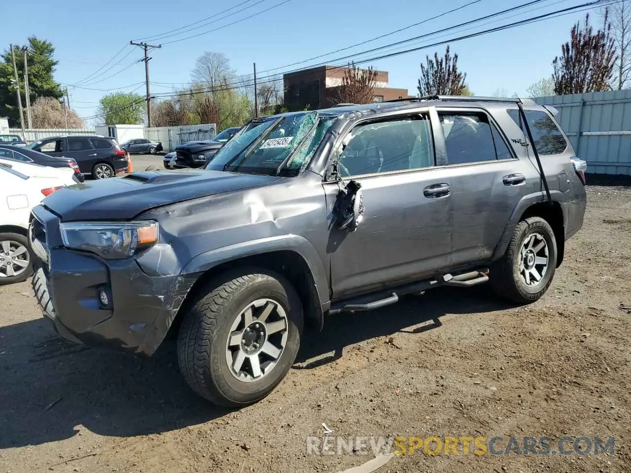 1 Photograph of a damaged car JTERU5JR2P6107267 TOYOTA 4RUNNER SE 2023