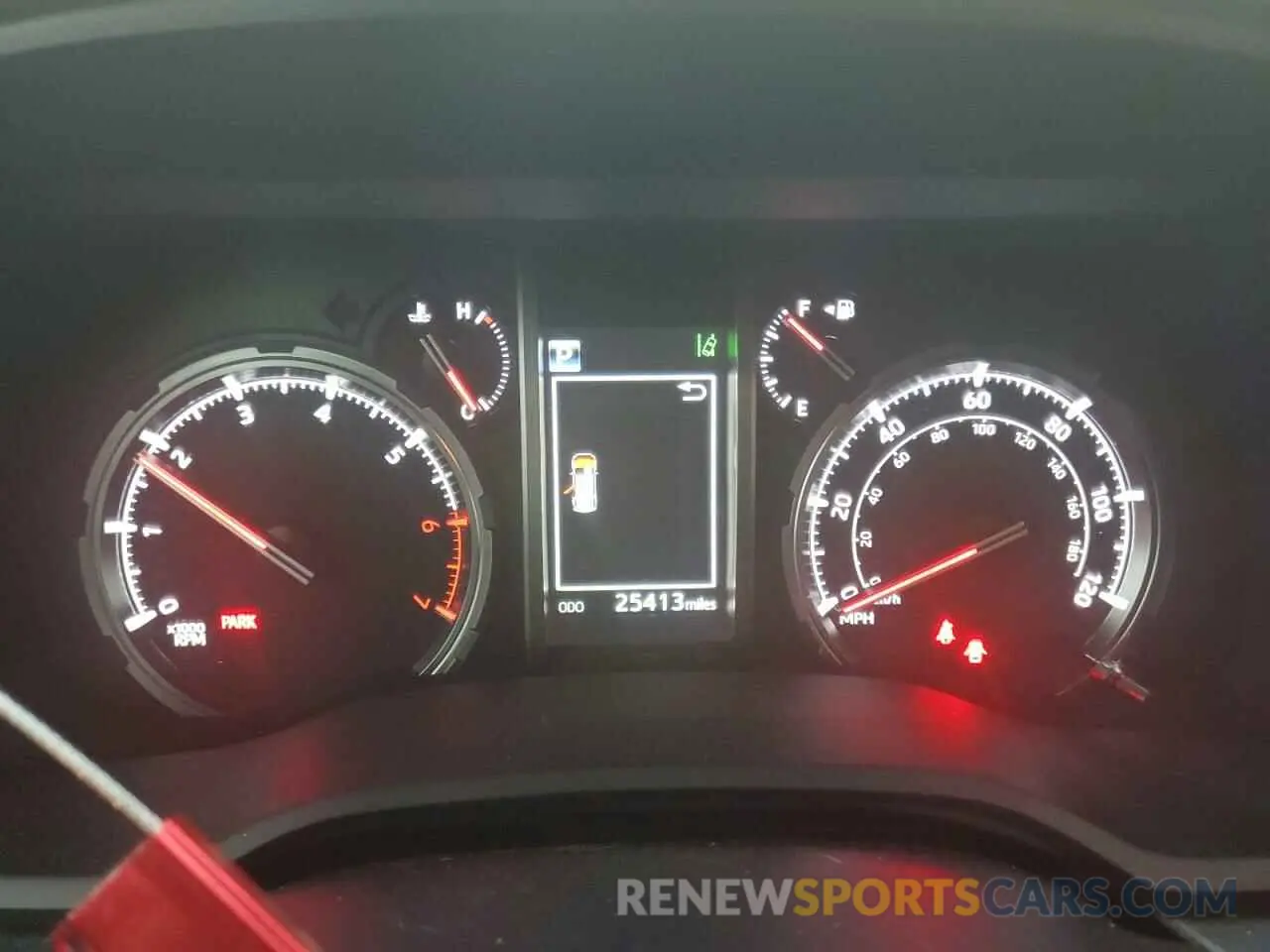 9 Фотография поврежденного автомобиля JTERU5JR4P6212022 TOYOTA 4RUNNER SE 2023