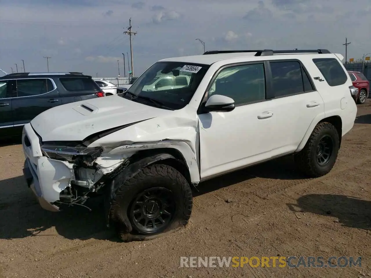 1 Photograph of a damaged car JTERU5JR6P6103304 TOYOTA 4RUNNER SE 2023
