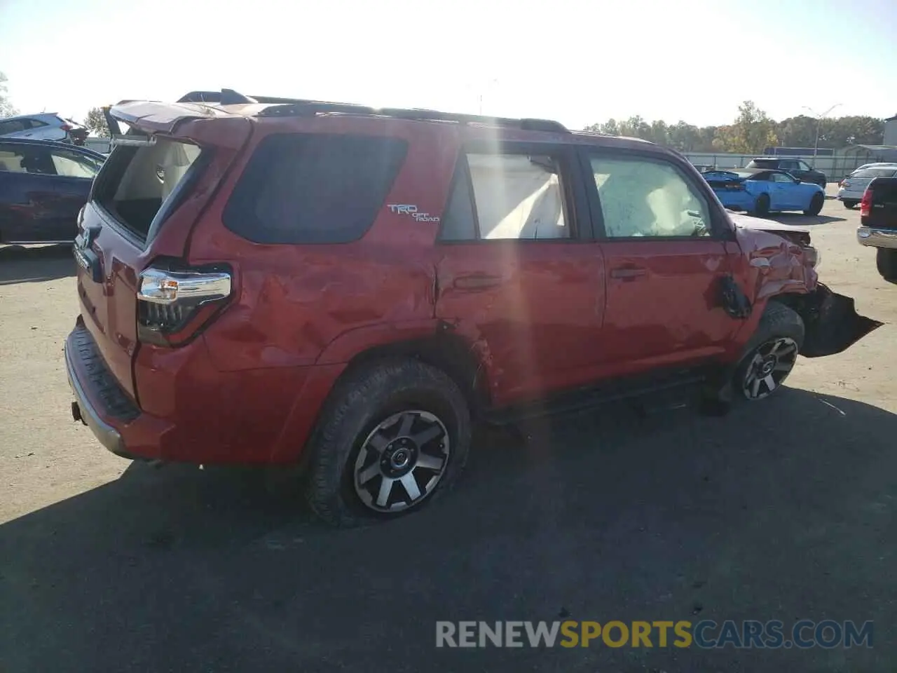 3 Photograph of a damaged car JTERU5JR7P6107457 TOYOTA 4RUNNER SE 2023