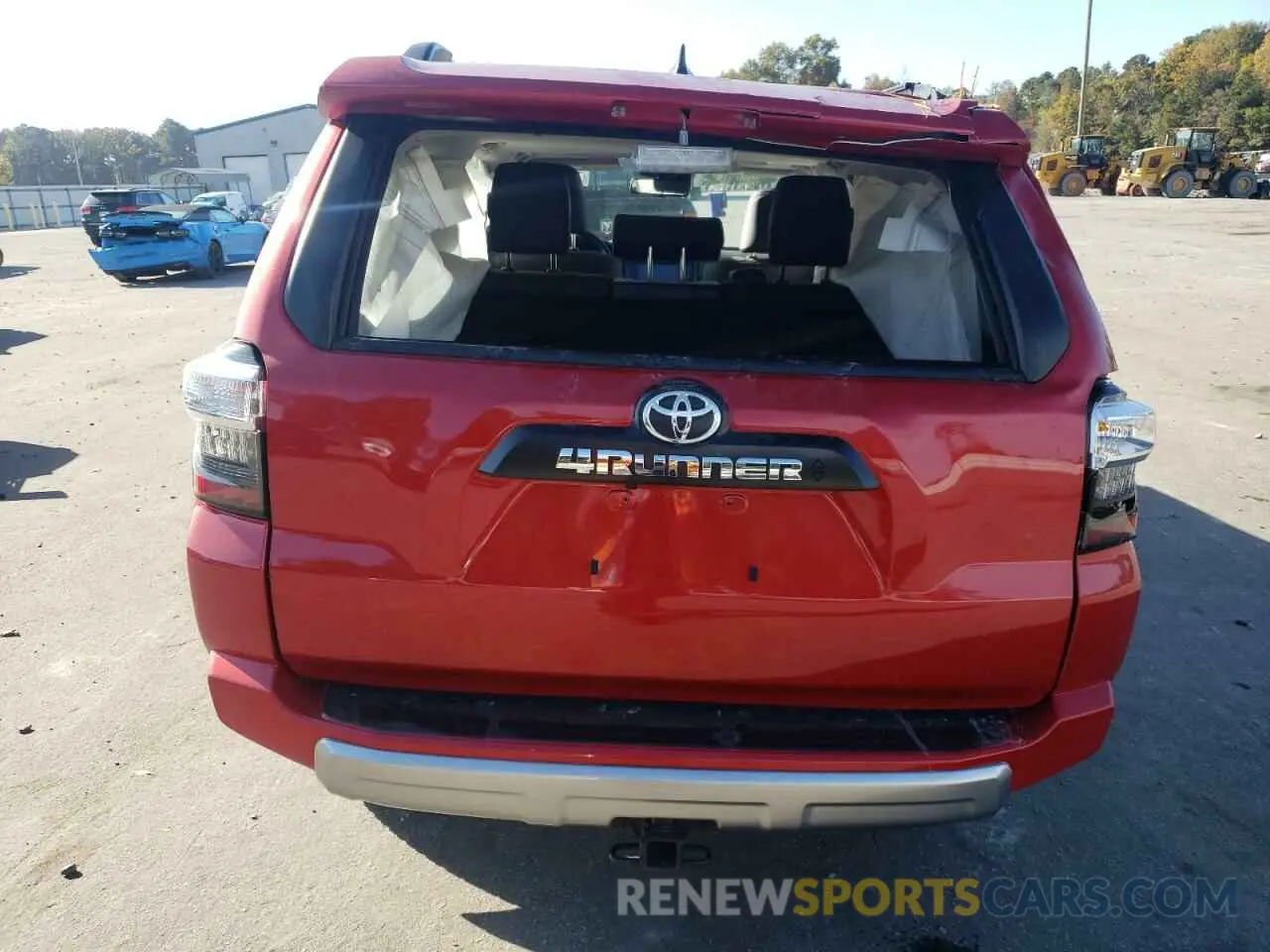 6 Photograph of a damaged car JTERU5JR7P6107457 TOYOTA 4RUNNER SE 2023