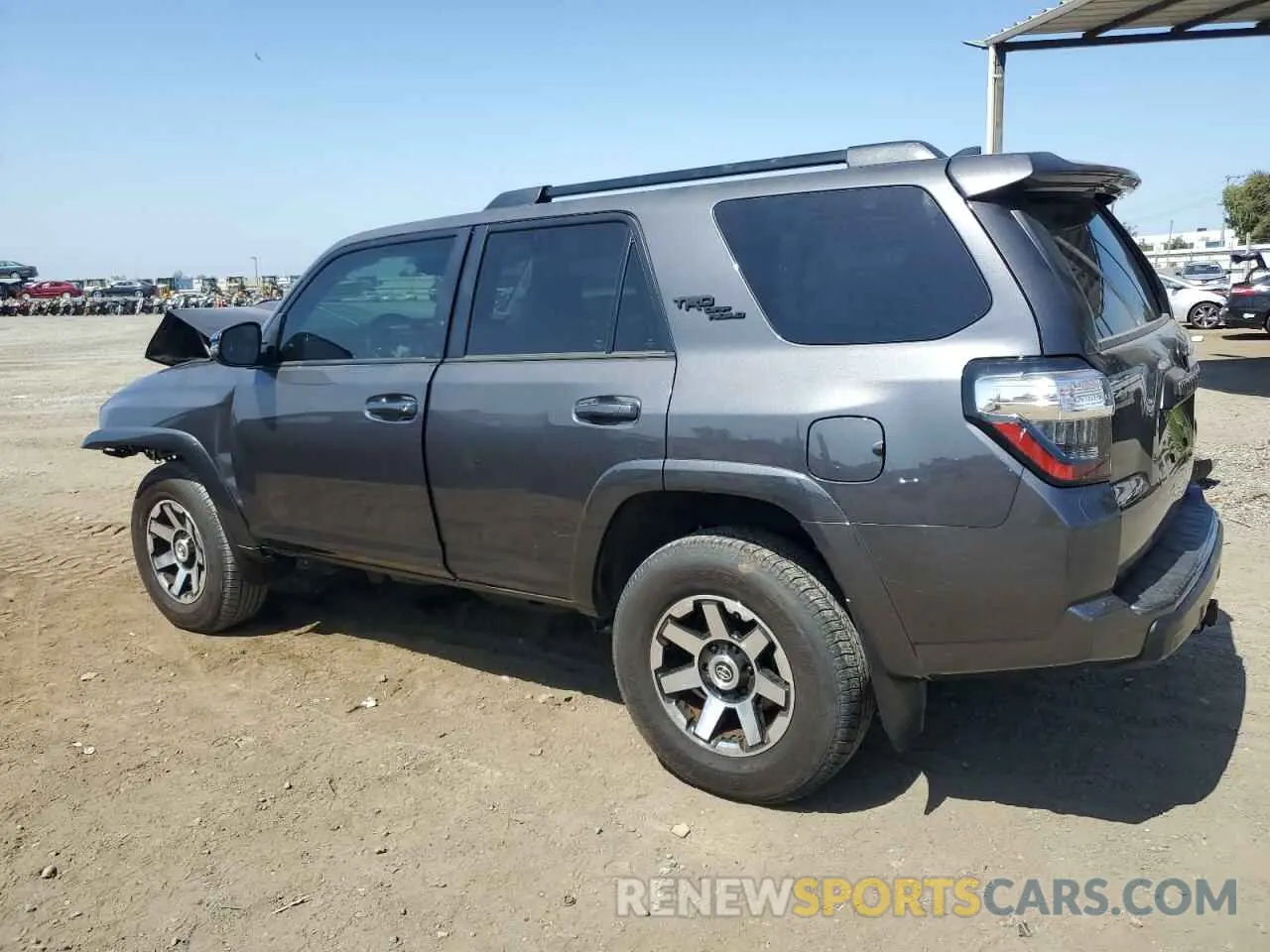 2 Photograph of a damaged car JTERU5JR8P6197167 TOYOTA 4RUNNER SE 2023
