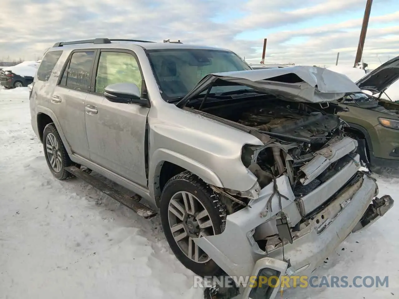 4 Фотография поврежденного автомобиля JTESU5JR9P6149193 TOYOTA 4RUNNER SE 2023