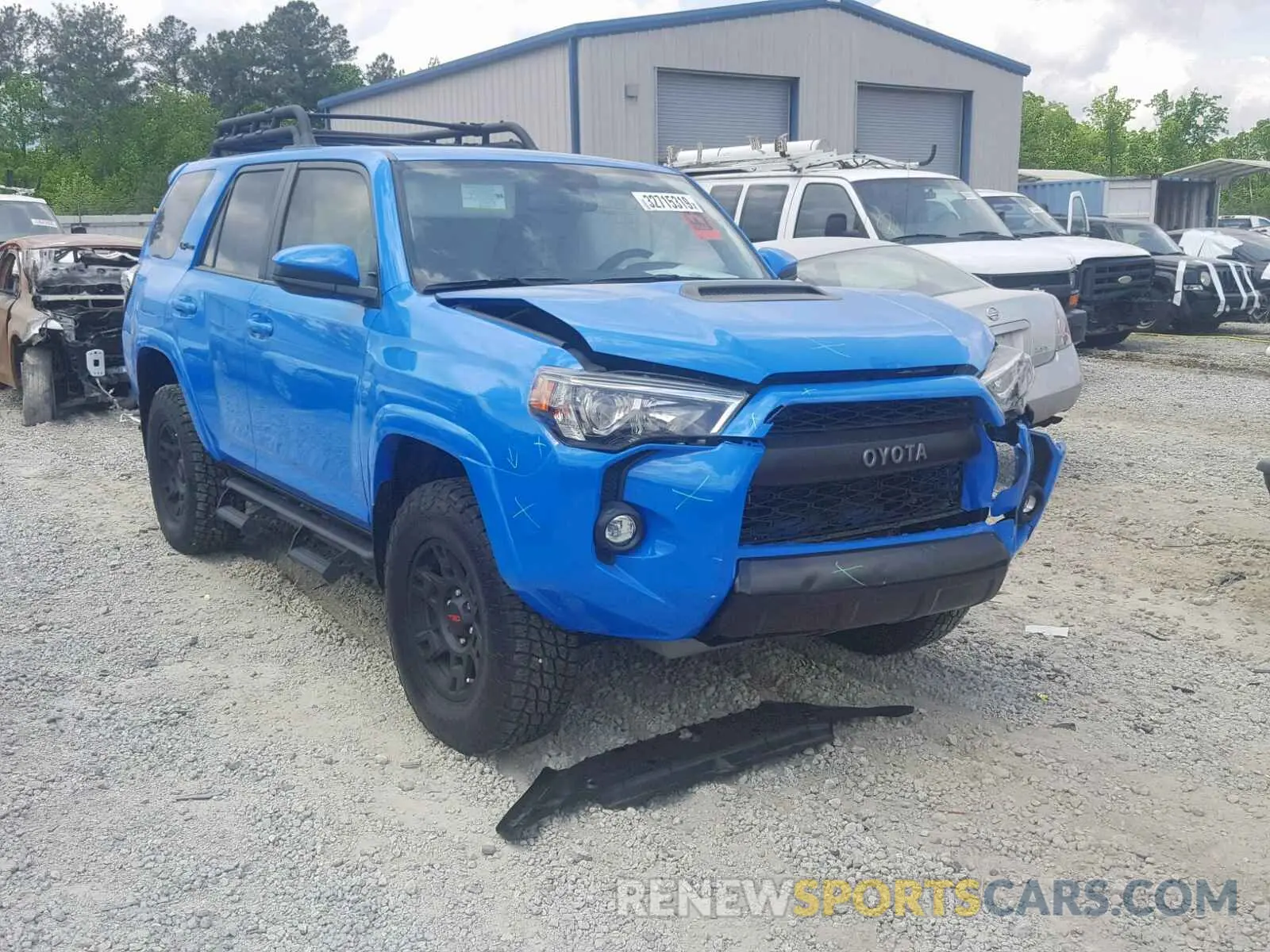 1 Photograph of a damaged car JTEBU5JR3K5625839 TOYOTA 4RUNNER SR 2019