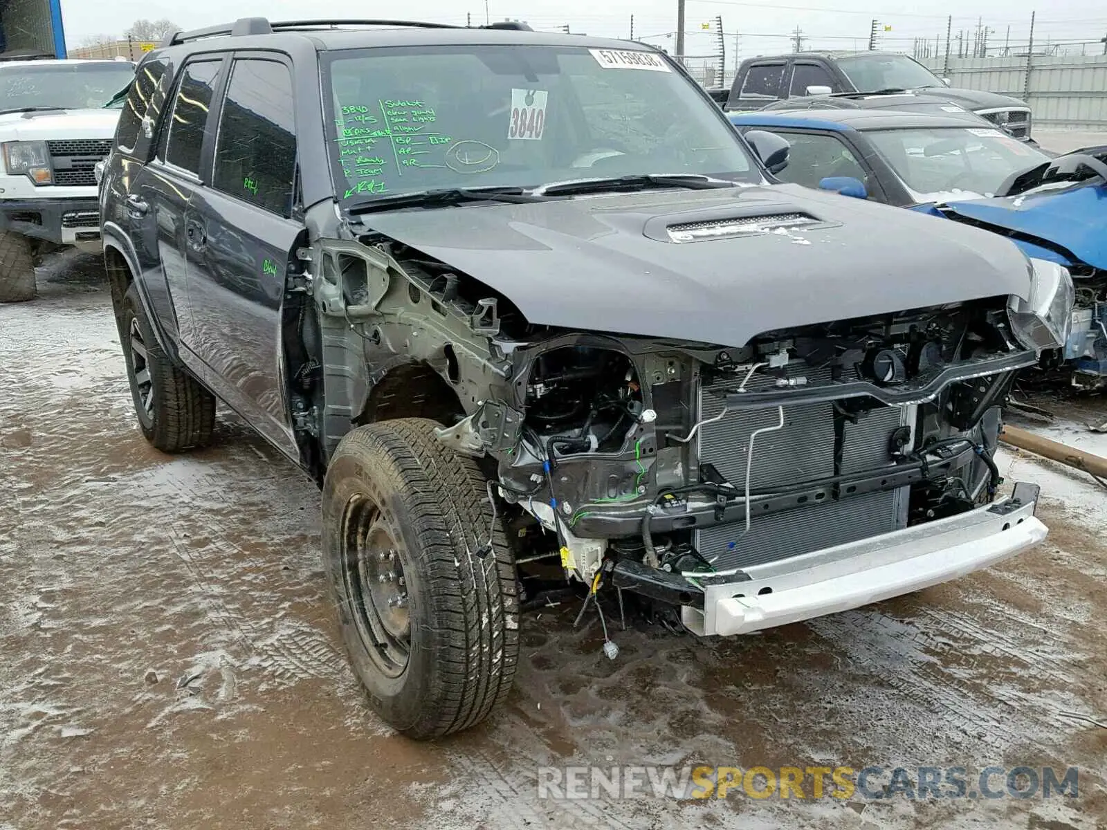 1 Photograph of a damaged car JTEBU5JR5K5614339 TOYOTA 4RUNNER SR 2019