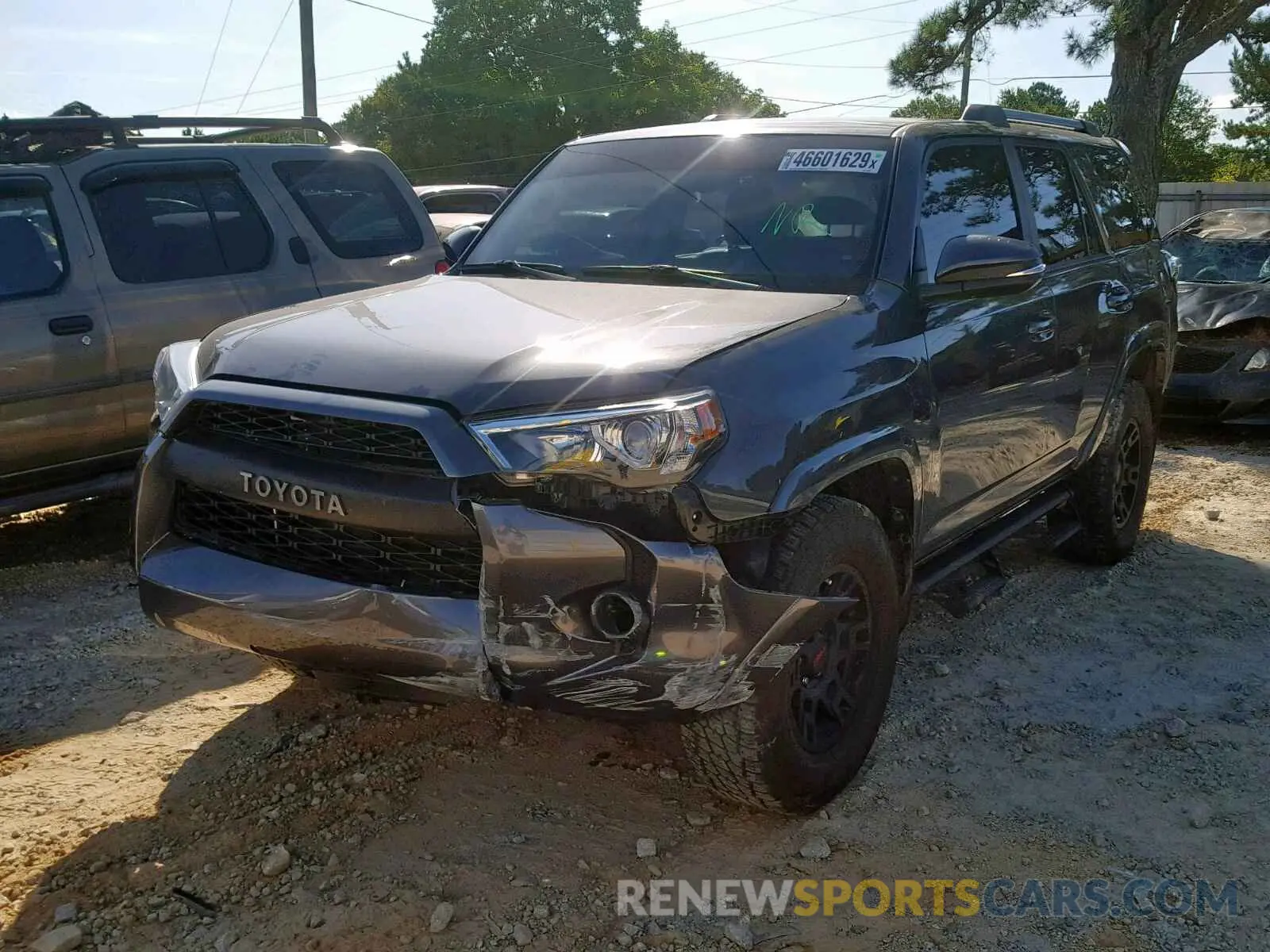 2 Photograph of a damaged car JTEBU5JR5K5680826 TOYOTA 4RUNNER SR 2019